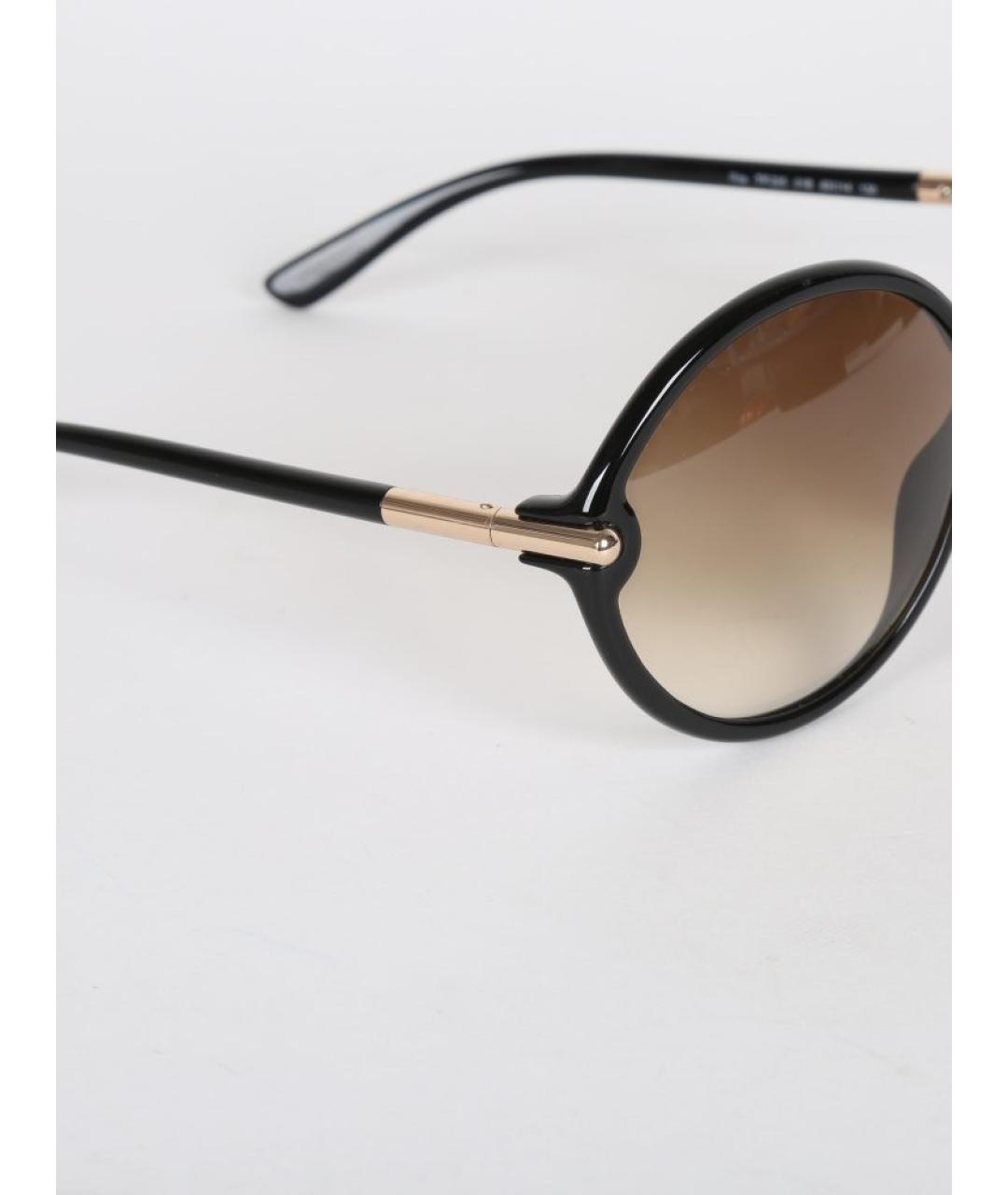 TOM FORD Черные пластиковые солнцезащитные очки, фото 3