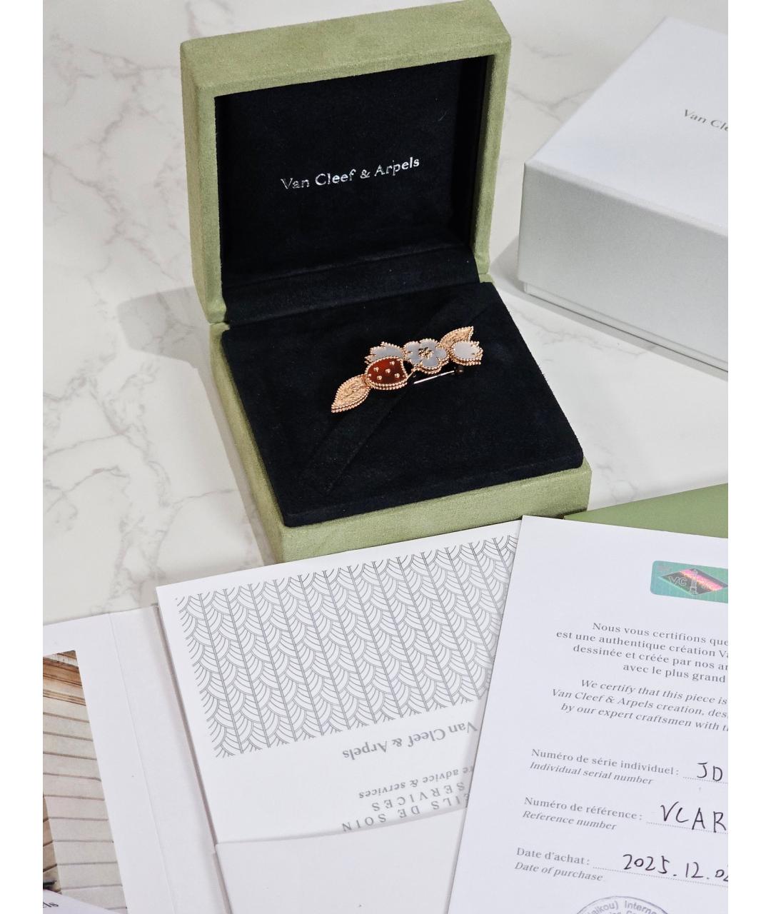 VAN CLEEF & ARPELS Золотая брошь из розового золота, фото 2