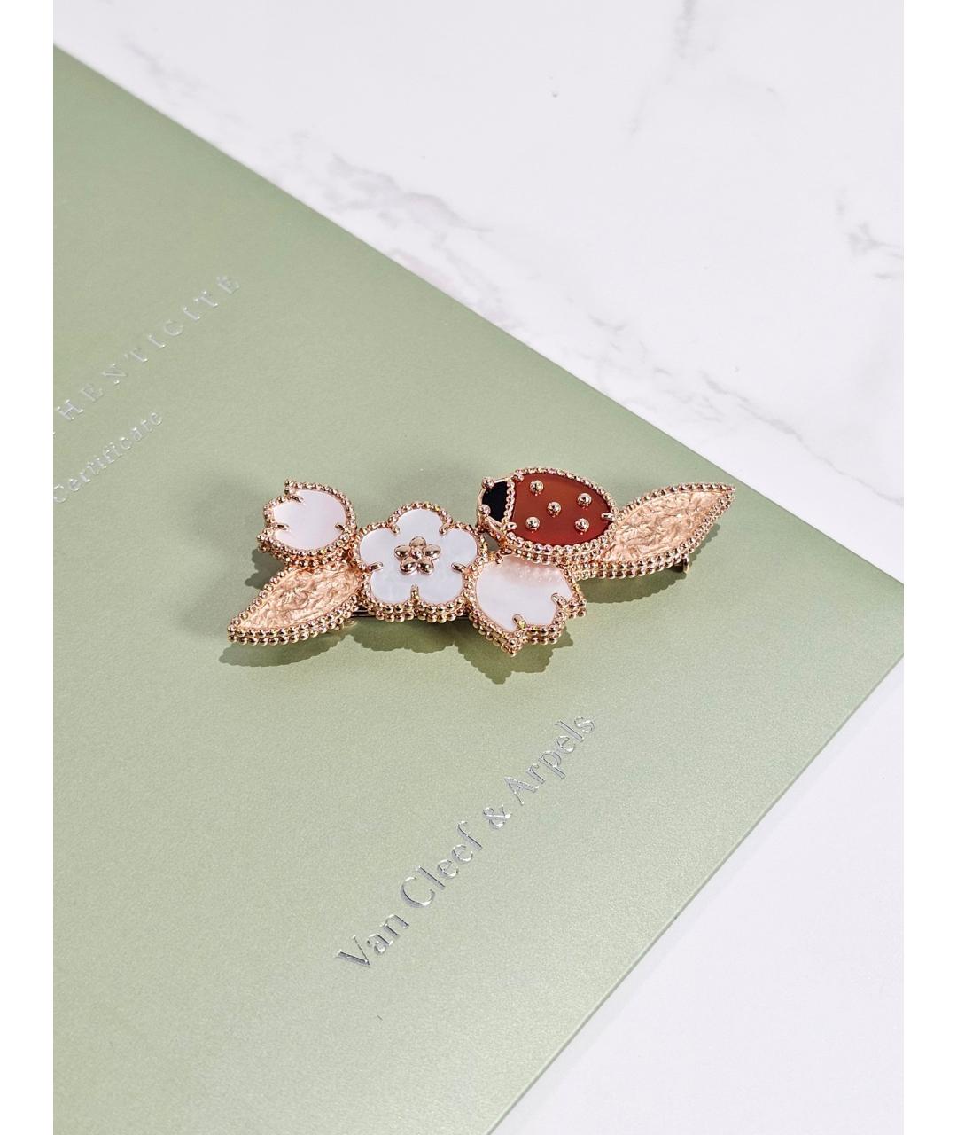 VAN CLEEF & ARPELS Золотая брошь из розового золота, фото 4