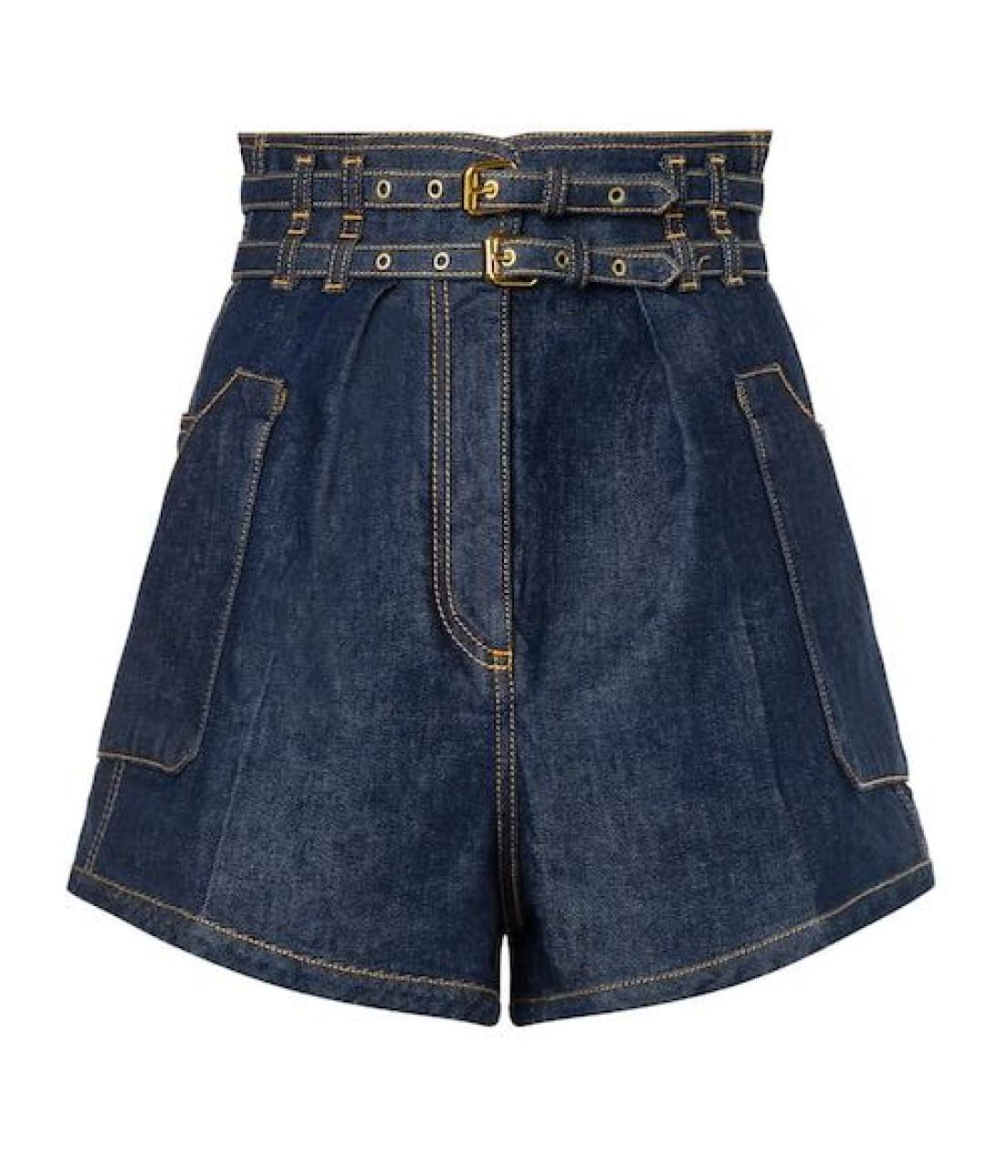 PHILOSOPHY DI LORENZO SERAFINI Синие деним шорты, фото 1