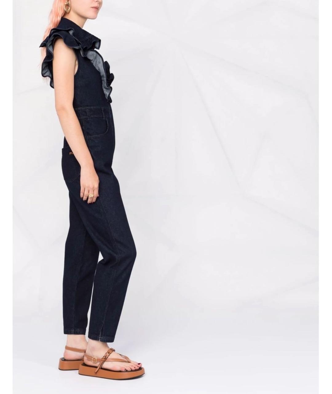 PHILOSOPHY DI LORENZO SERAFINI Темно-синий деним комбинезон, фото 7