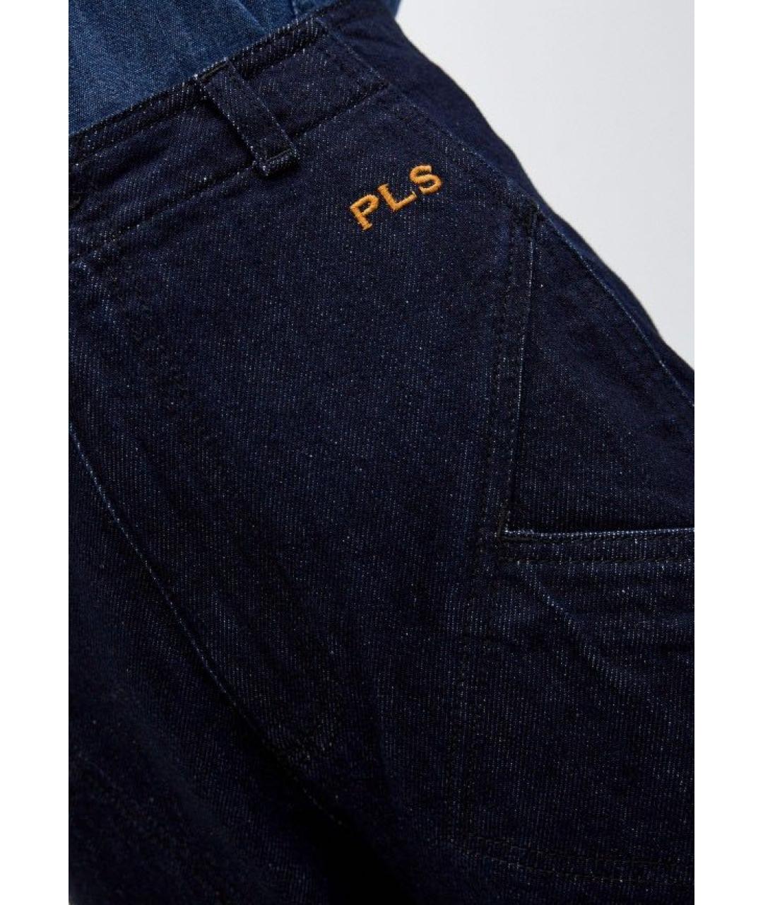 PHILOSOPHY DI LORENZO SERAFINI Темно-синие прямые джинсы, фото 3