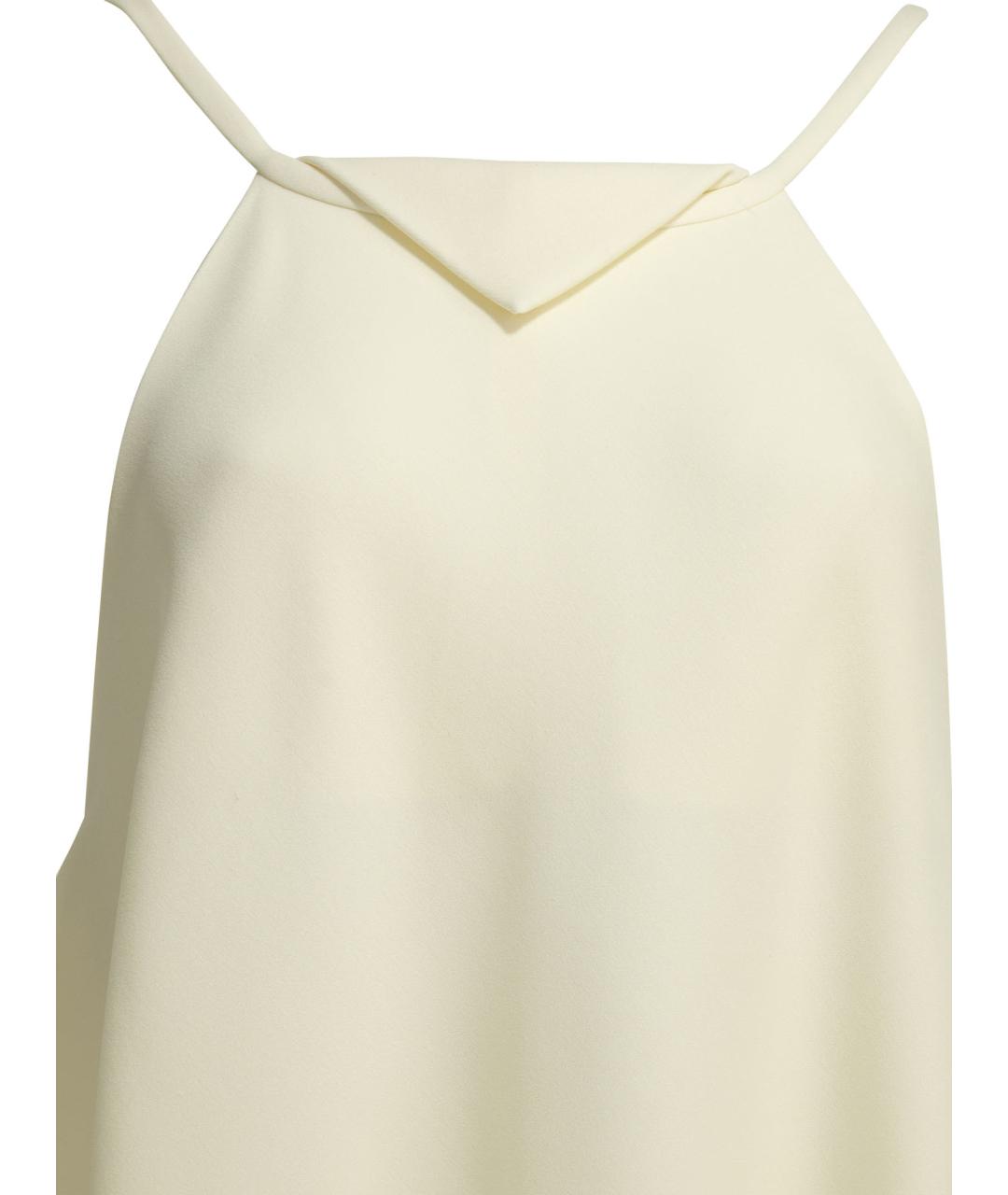 BALENCIAGA Белая шелковая блузы, фото 3