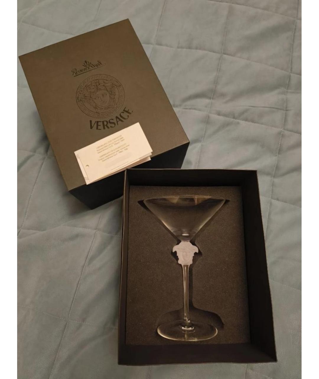 VERSACE Стеклянный бокал для мартини, фото 2