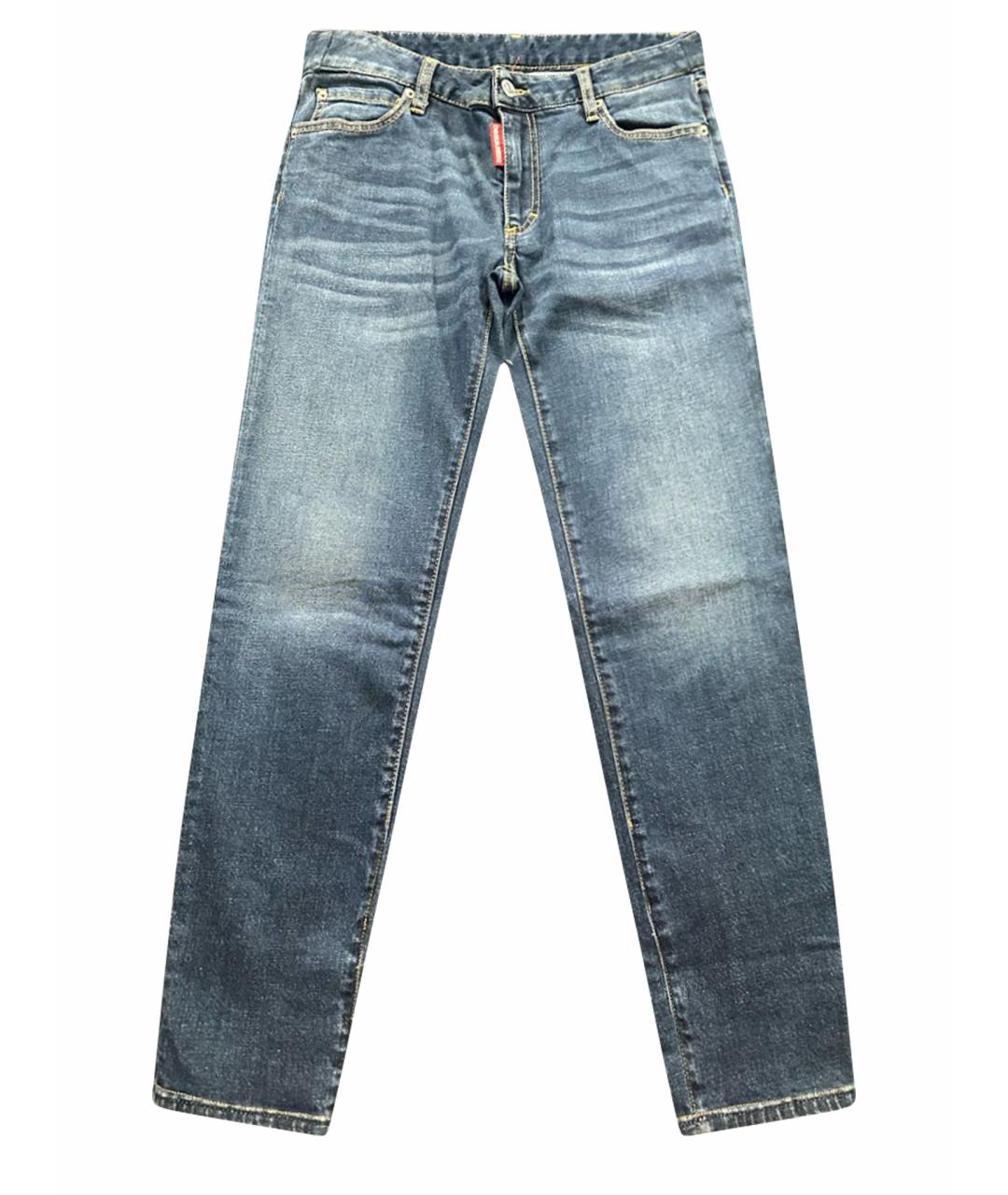 DSQUARED2 Синие прямые джинсы, фото 1