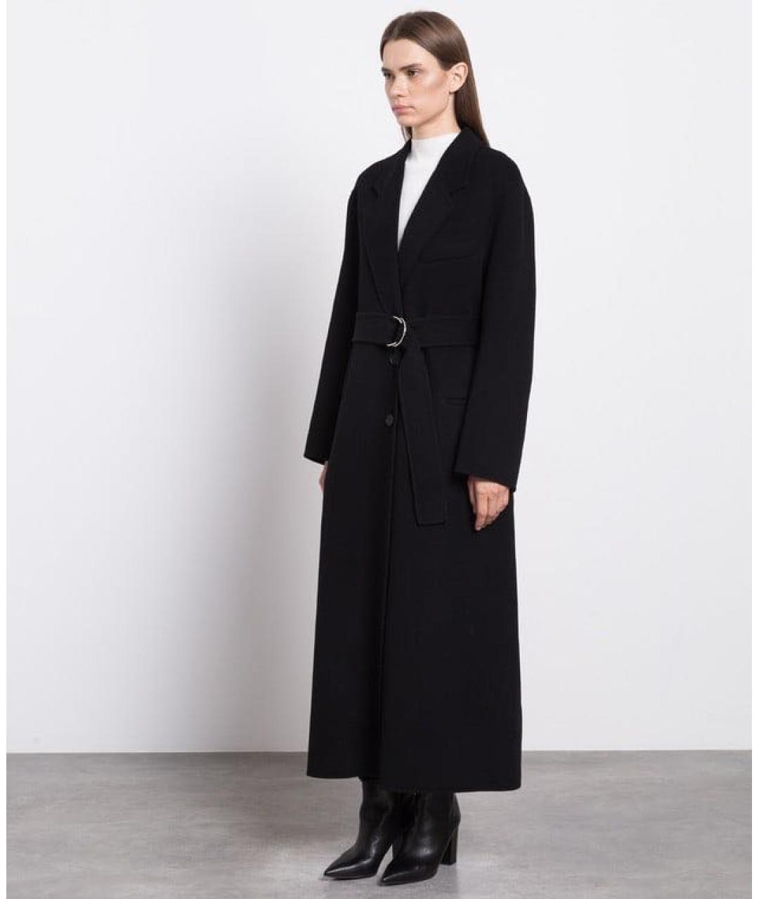 PHILOSOPHY DI LORENZO SERAFINI Черное пальто, фото 3