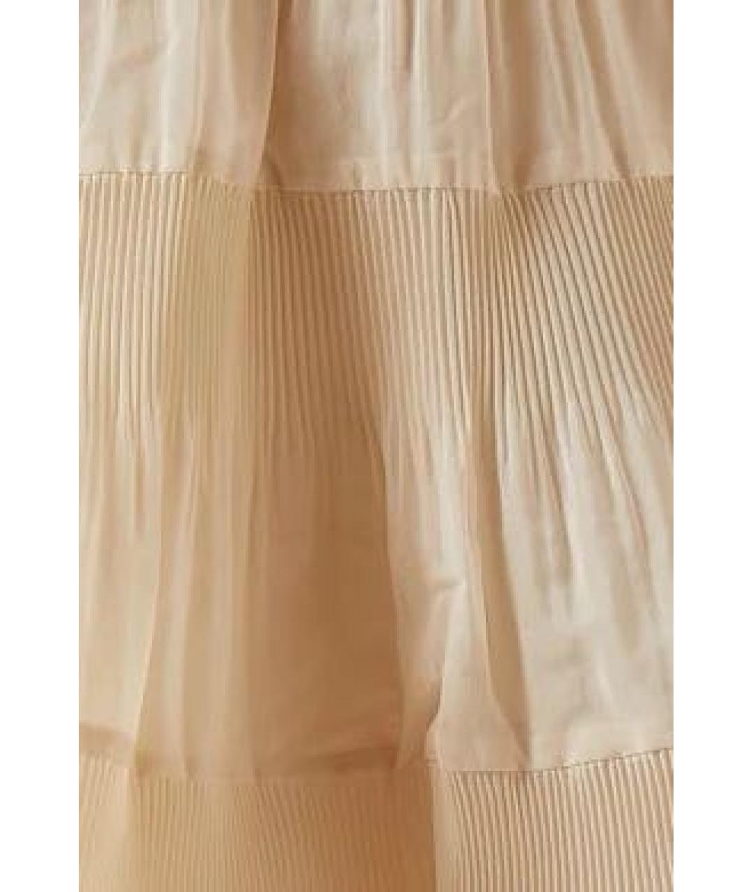 ZIMMERMANN Бежевое полиэстеровое повседневное платье, фото 4