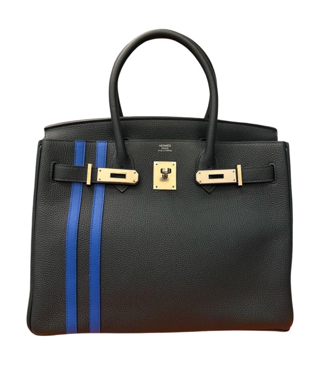 HERMES Зеленая кожаная сумка с короткими ручками, фото 1