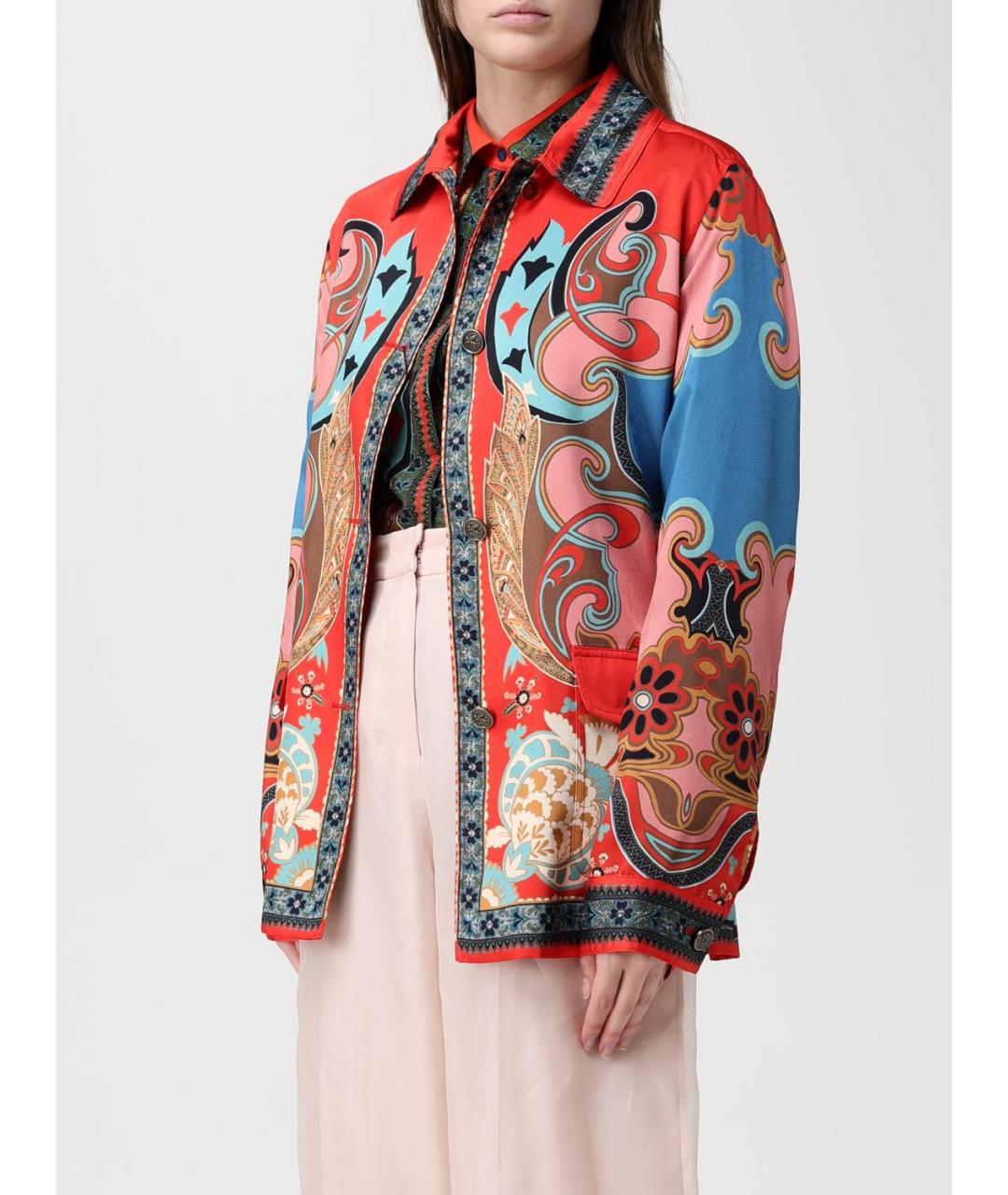 ETRO Мульти рубашка, фото 4