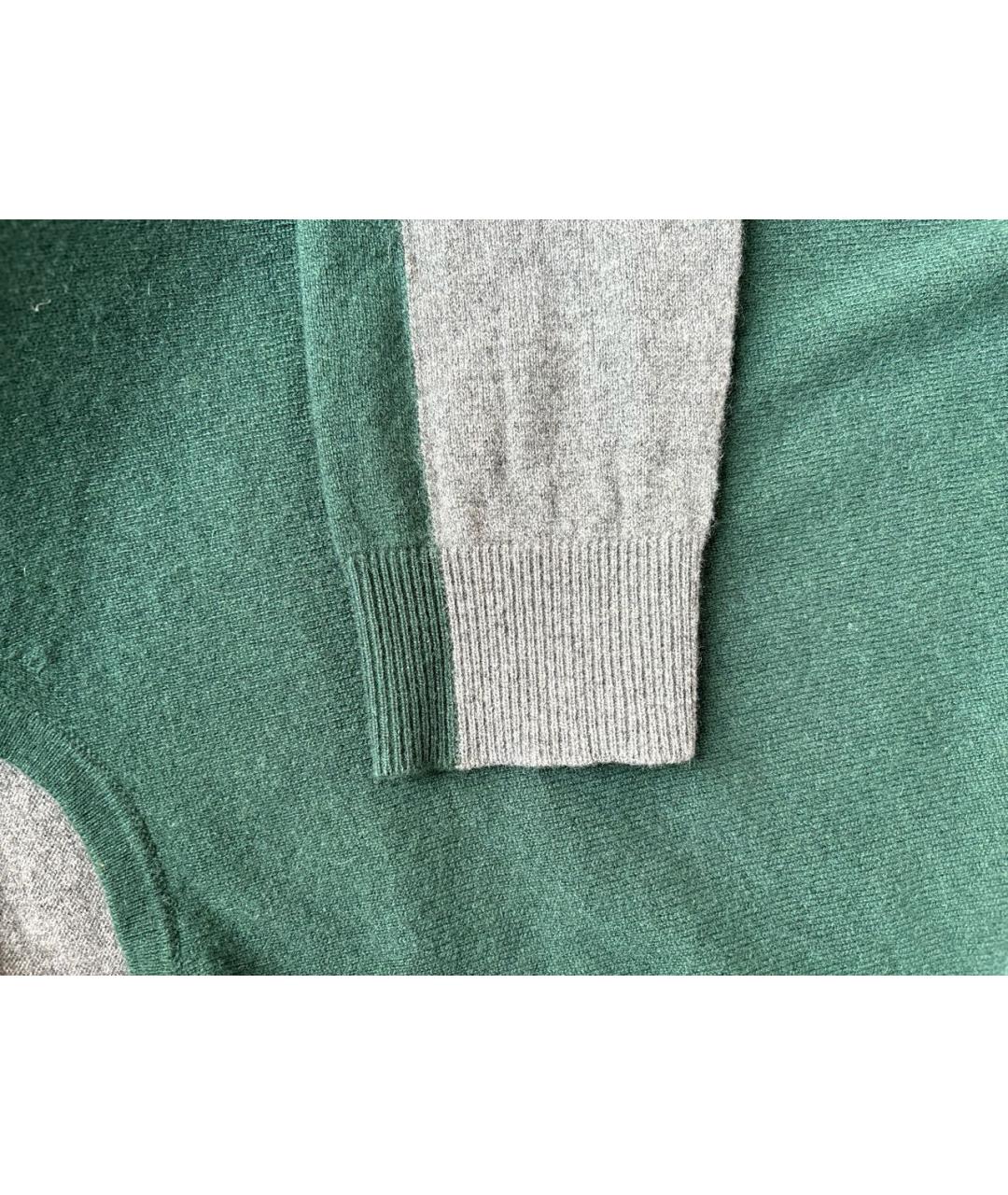 KENZO Зеленый кашемировый джемпер / свитер, фото 5
