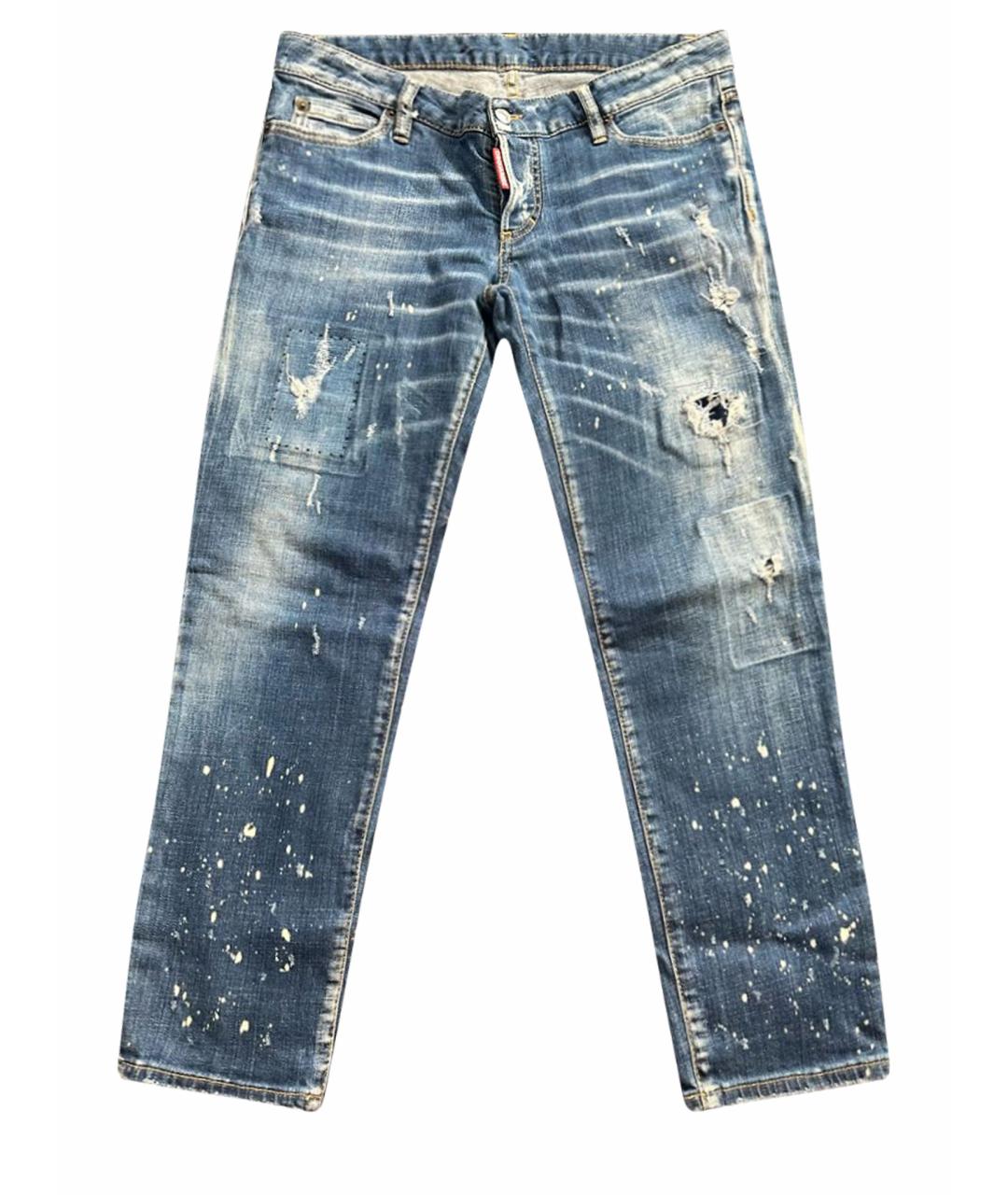 DSQUARED2 Синие прямые джинсы, фото 1