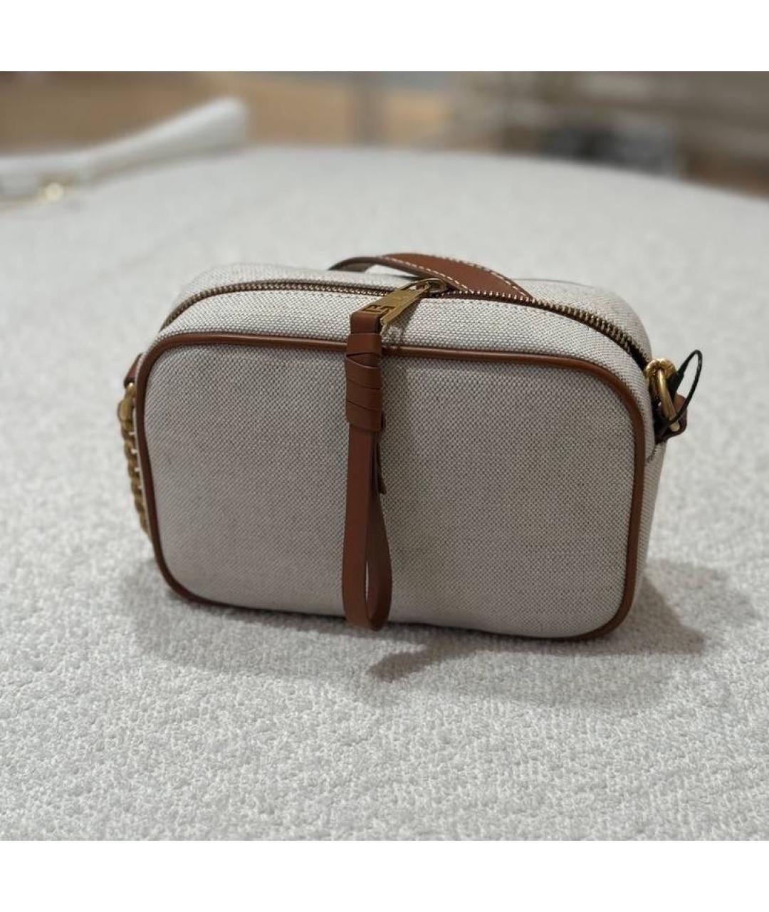 BALMAIN Бежевая сумка через плечо, фото 4