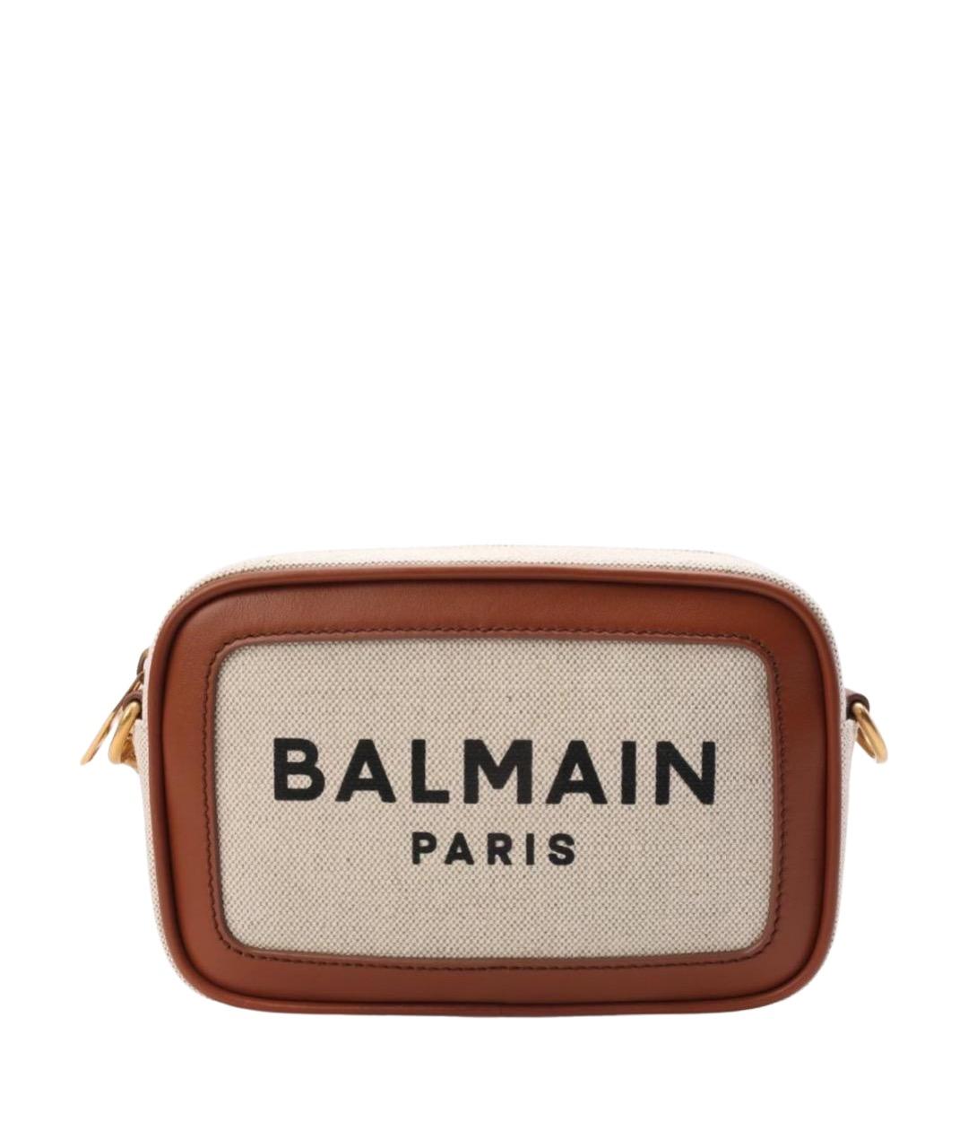 BALMAIN Бежевая сумка через плечо, фото 1