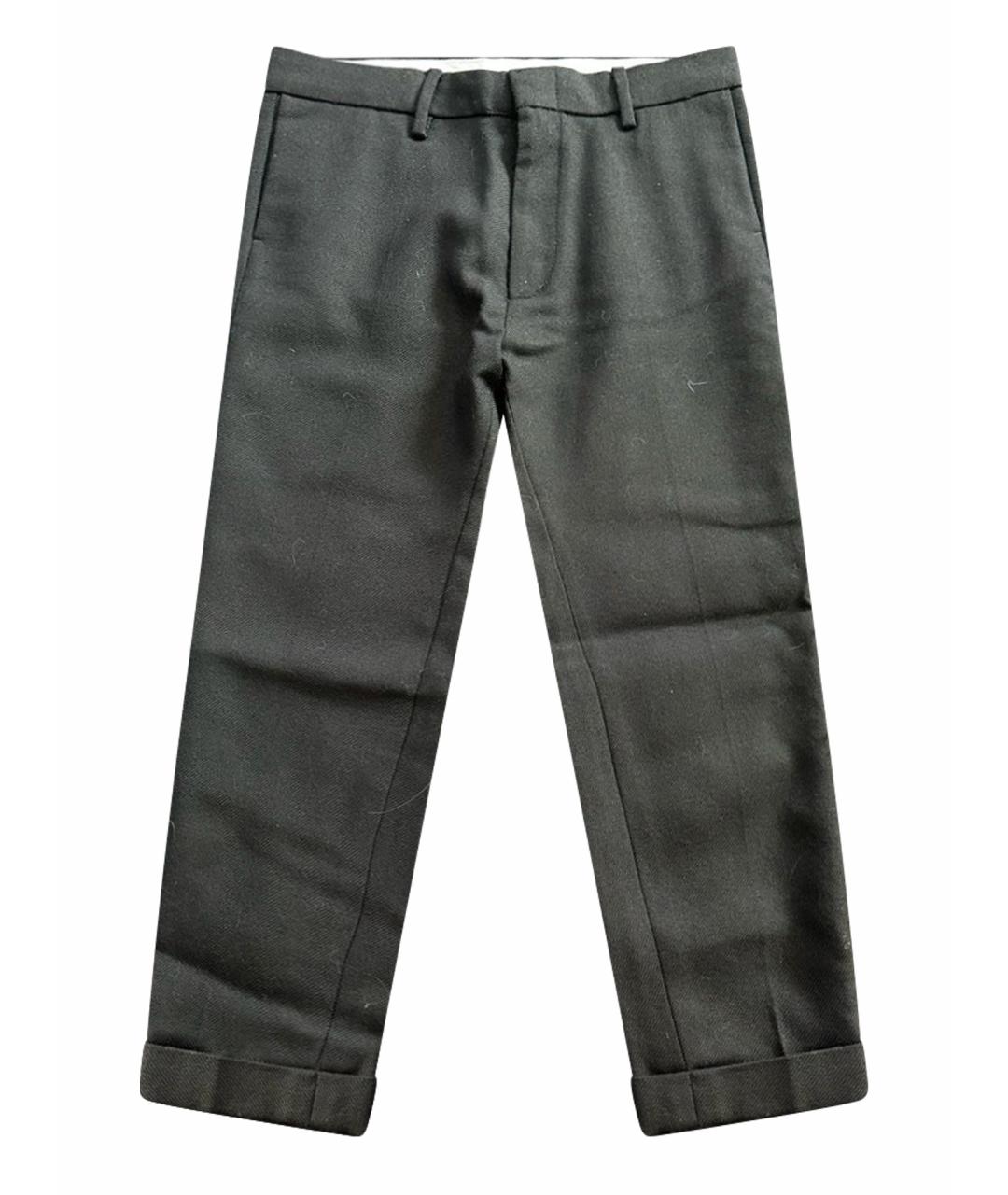 DSQUARED2 Черные прямые брюки, фото 1