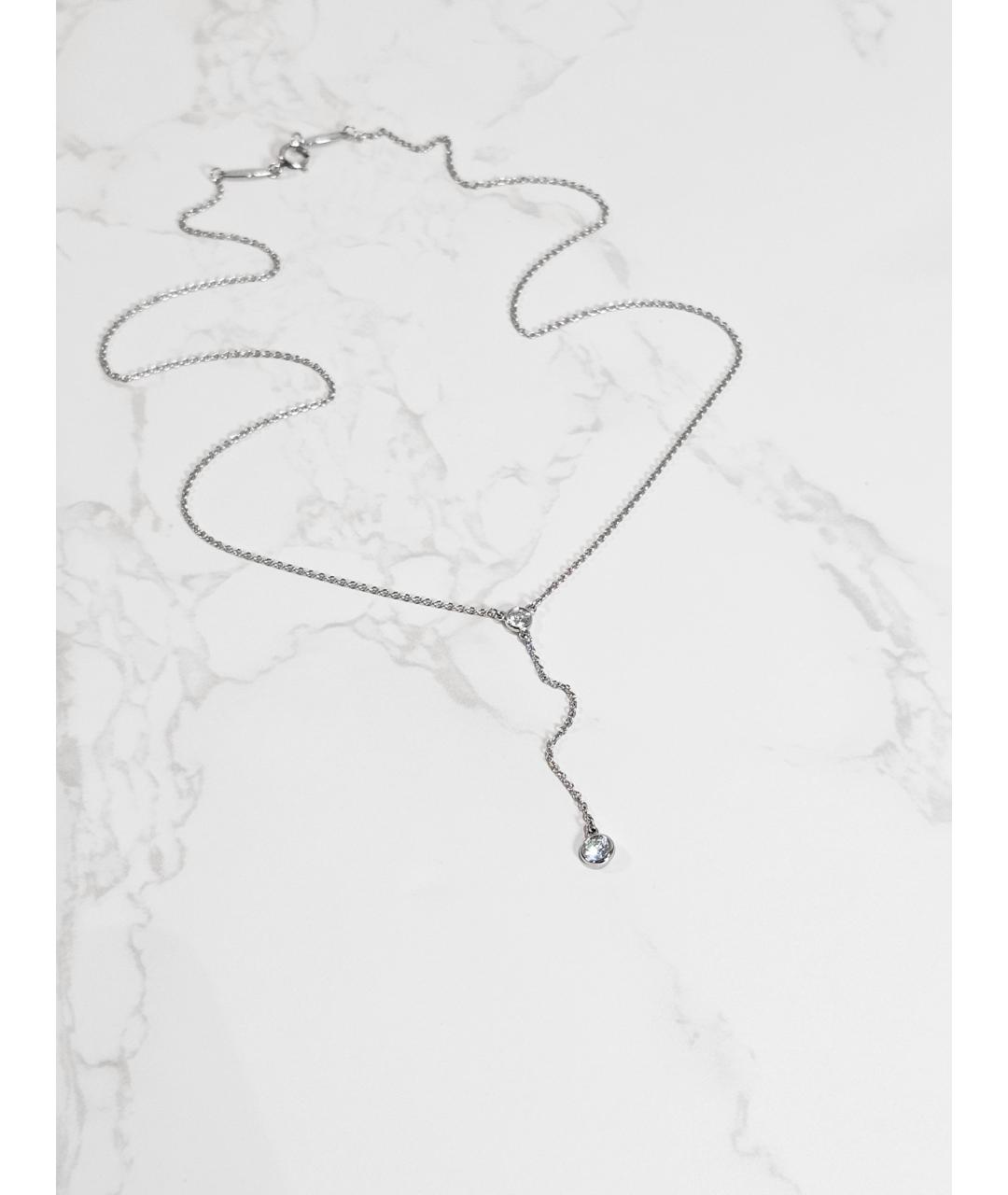 TIFFANY&CO Серебряное платиновое колье, фото 3