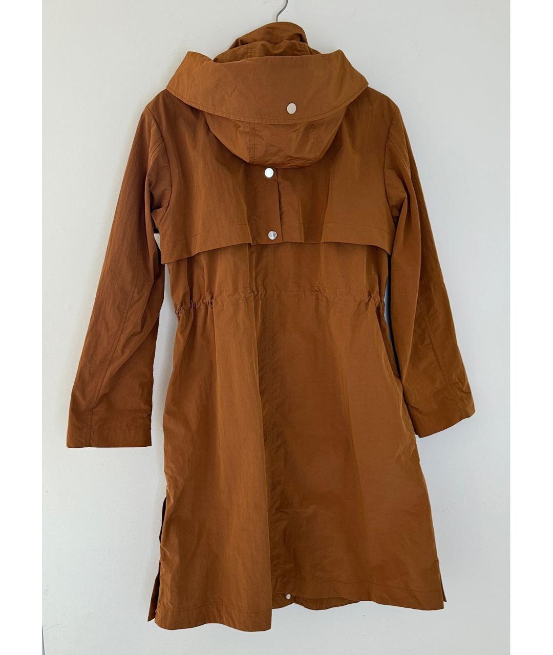 WOOLRICH Горчичный полиэстеровый тренч/плащ, фото 2