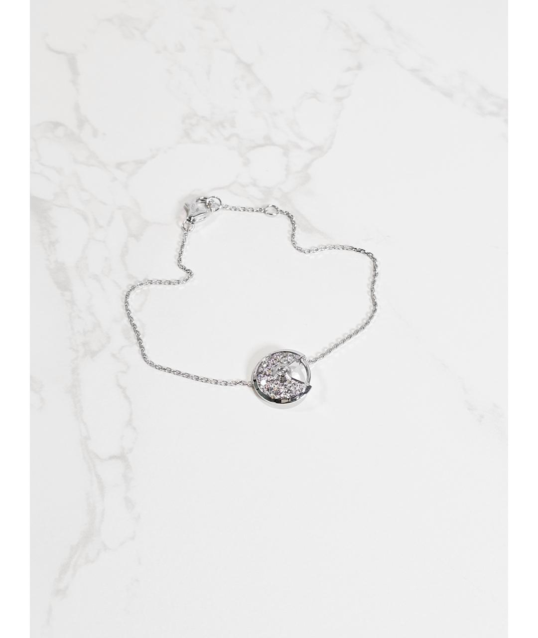 CARTIER Серебрянный браслет из белого золота, фото 2