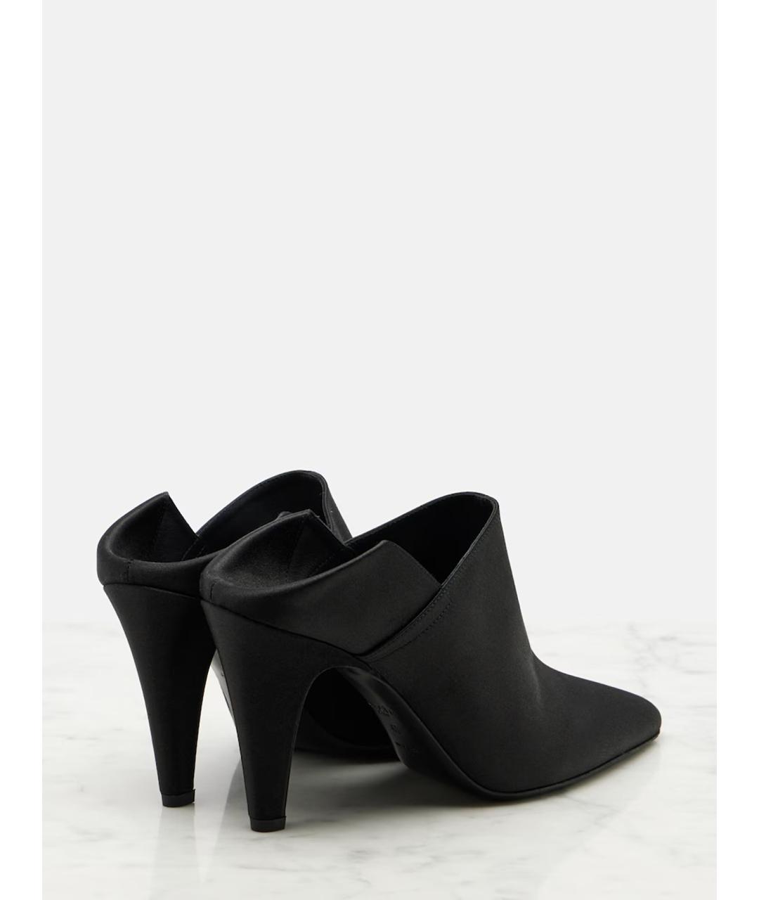 ALAIA Черные текстильные сабо, фото 4