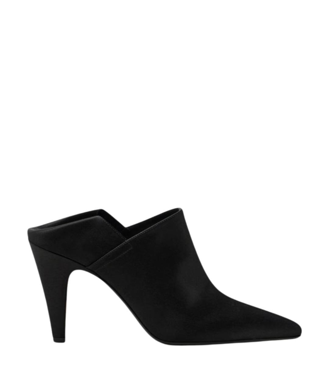 ALAIA Черные текстильные сабо, фото 1