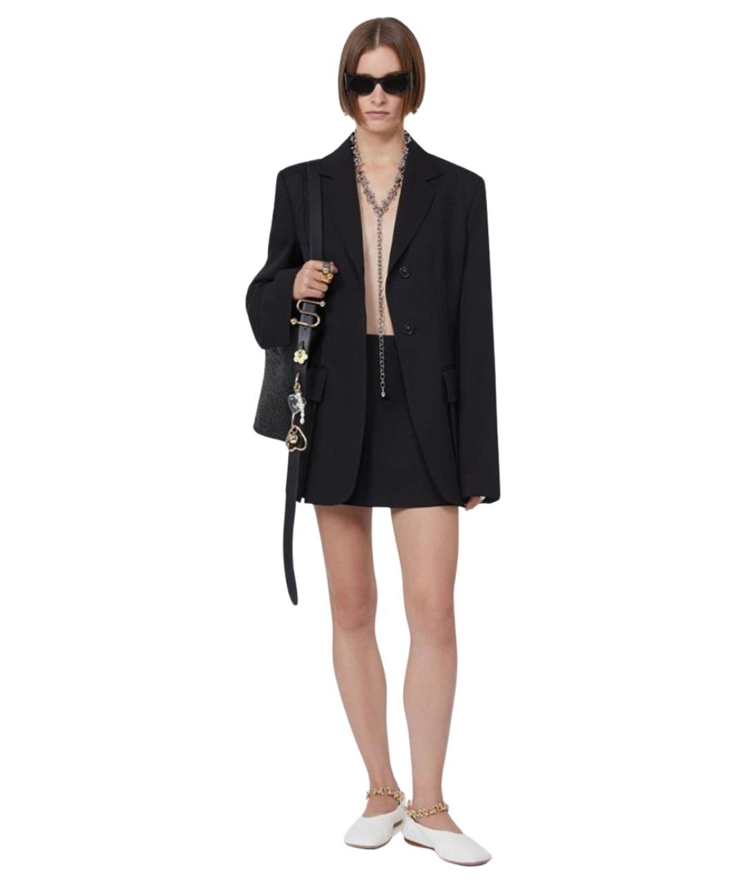 SPORTMAX Черные вискозные шорты, фото 2