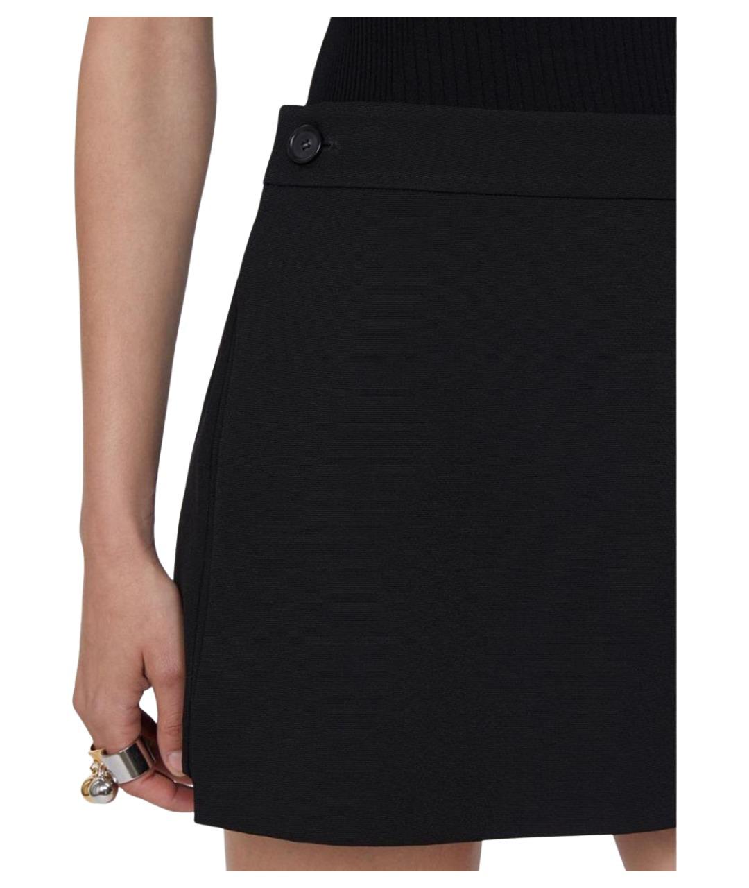 SPORTMAX Черные вискозные шорты, фото 5