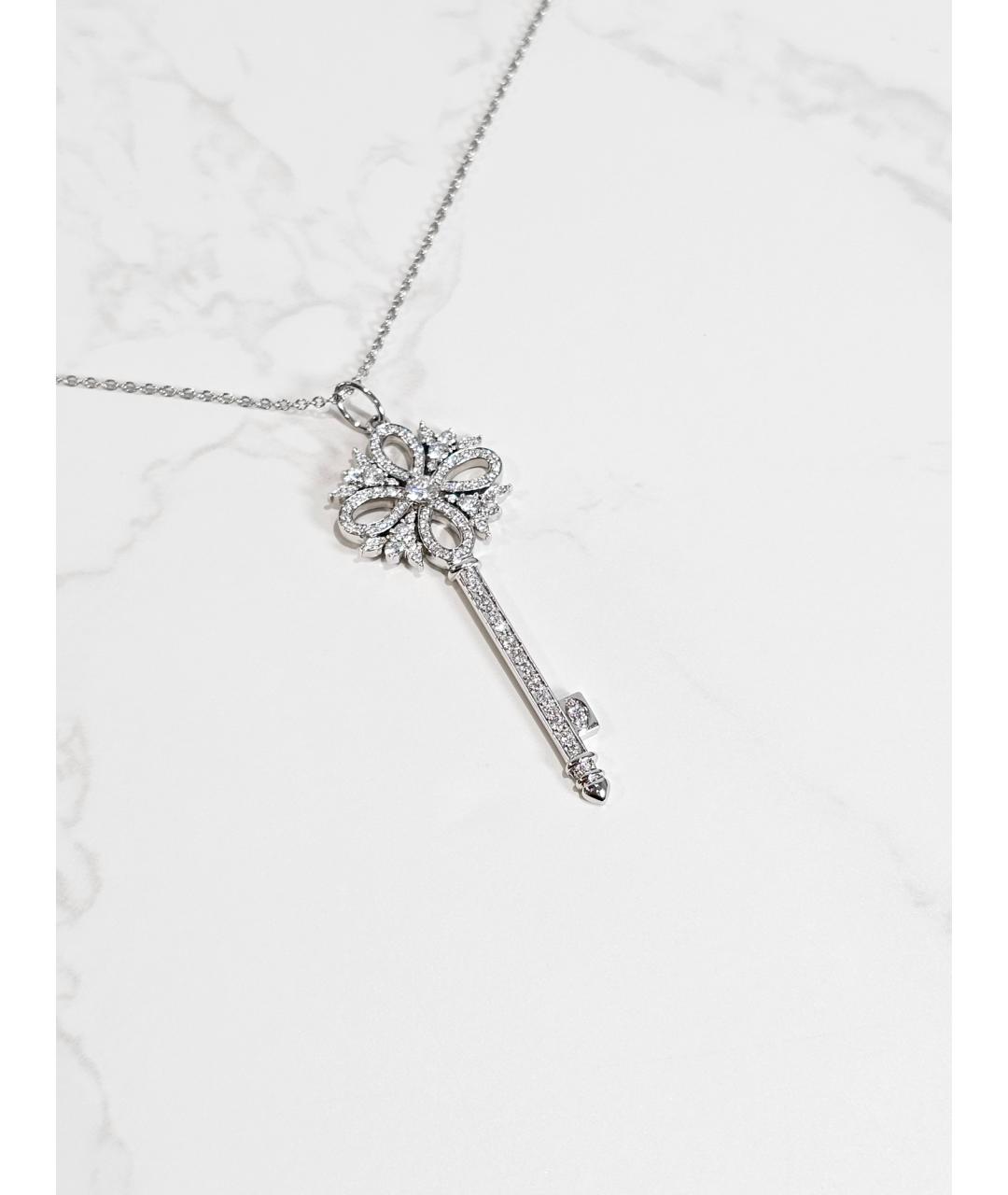 TIFFANY&CO Серебряная платиновая подвеска, фото 2