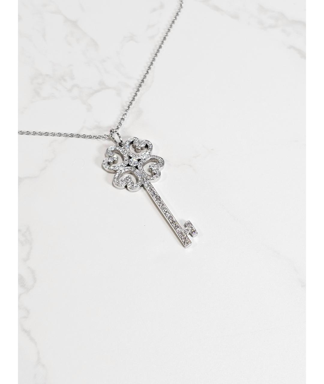 TIFFANY&CO Серебряная платиновая подвеска, фото 2