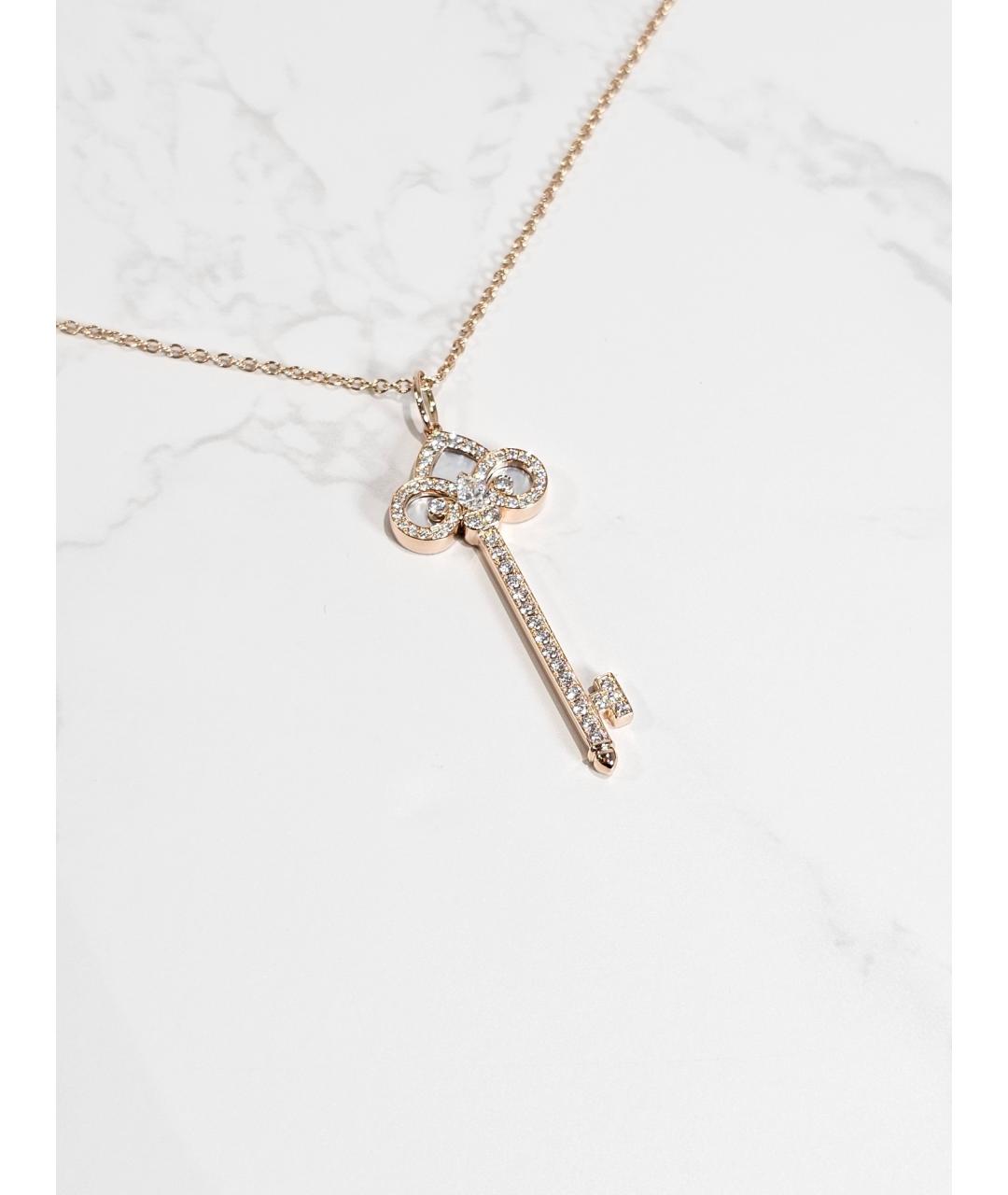 TIFFANY&CO Золотая подвеска из розового золота, фото 2
