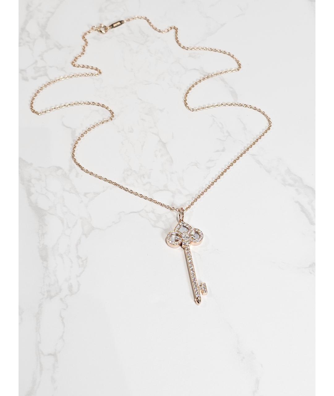 TIFFANY&CO Золотая подвеска из розового золота, фото 3