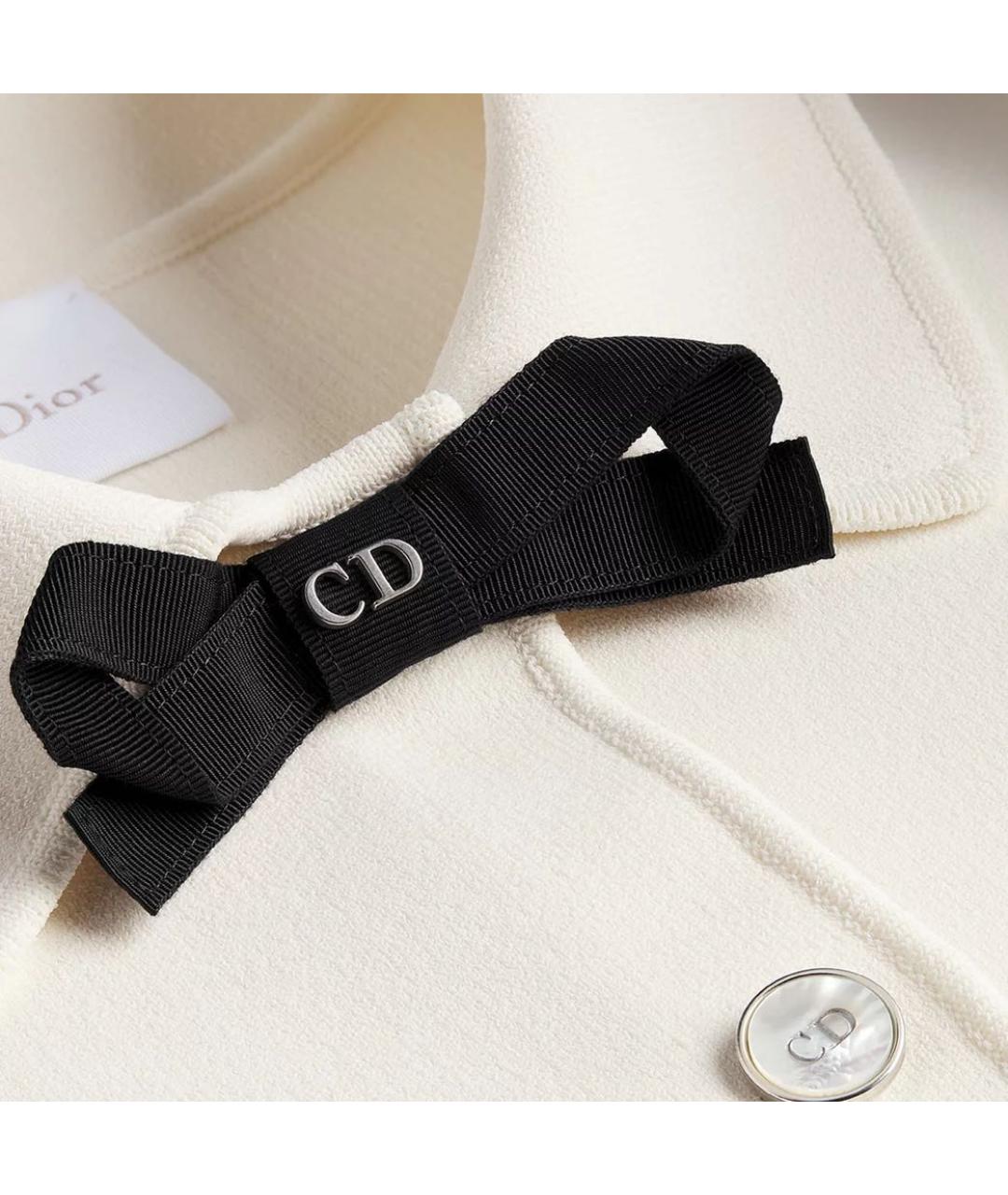 CHRISTIAN DIOR Белый жакет/пиджак, фото 3