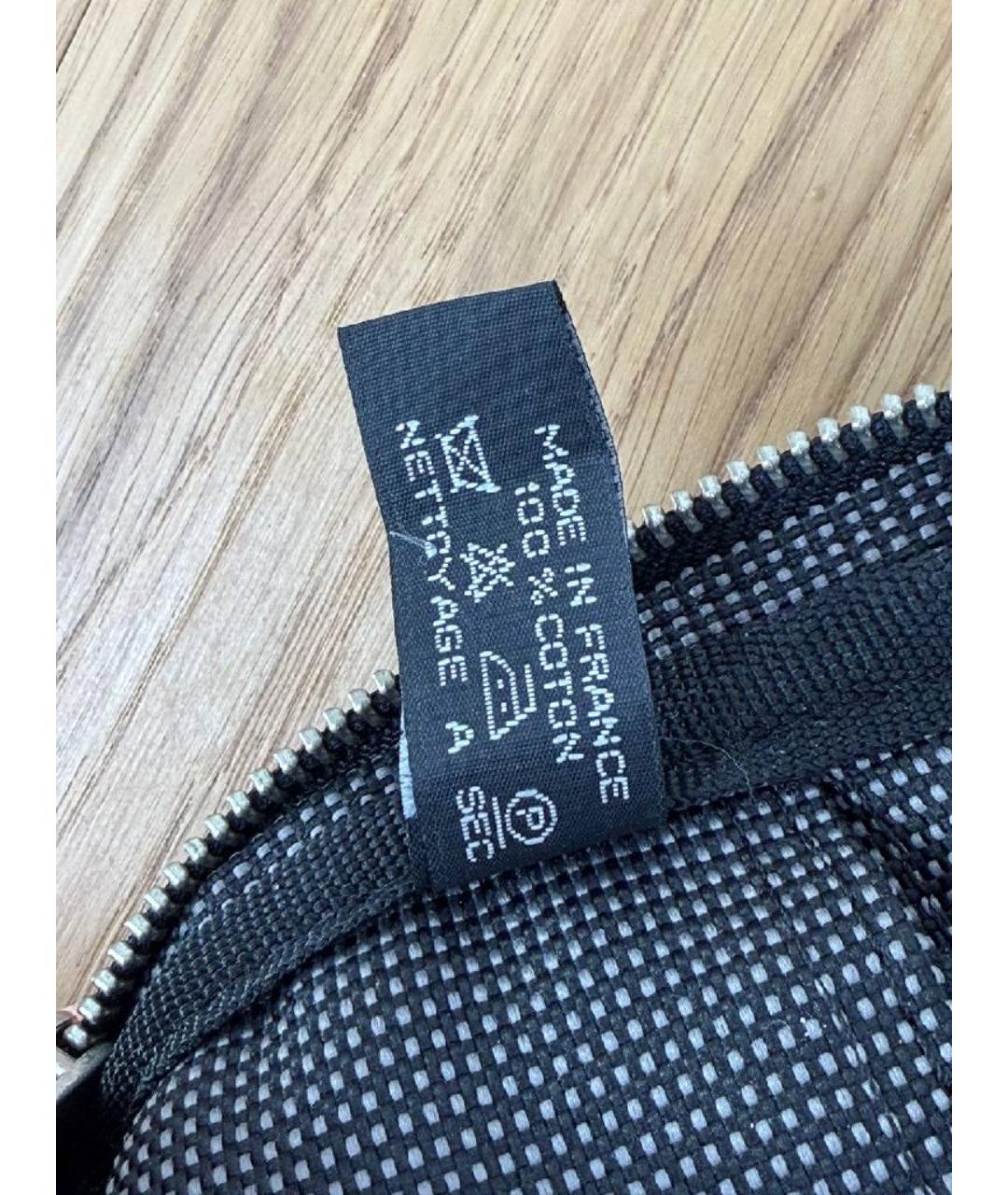 HERMES Антрацитовый портфель, фото 7