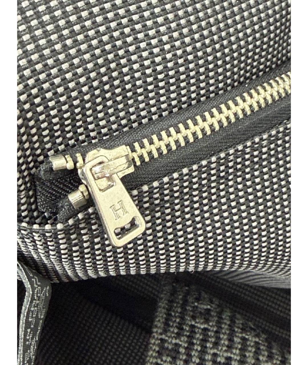 HERMES Антрацитовый портфель, фото 5