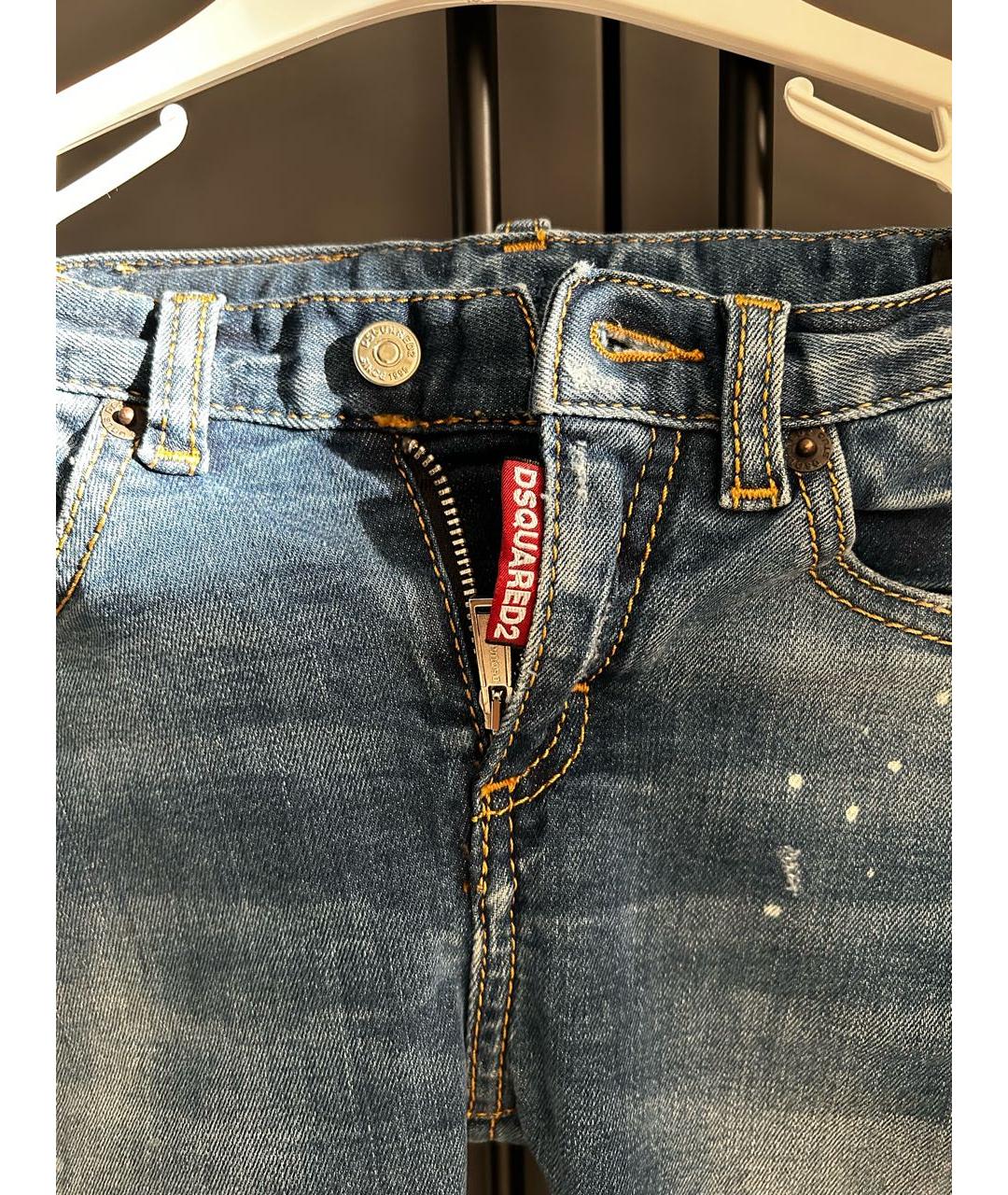 DSQUARED2 Синие деним детские джинсы, фото 3