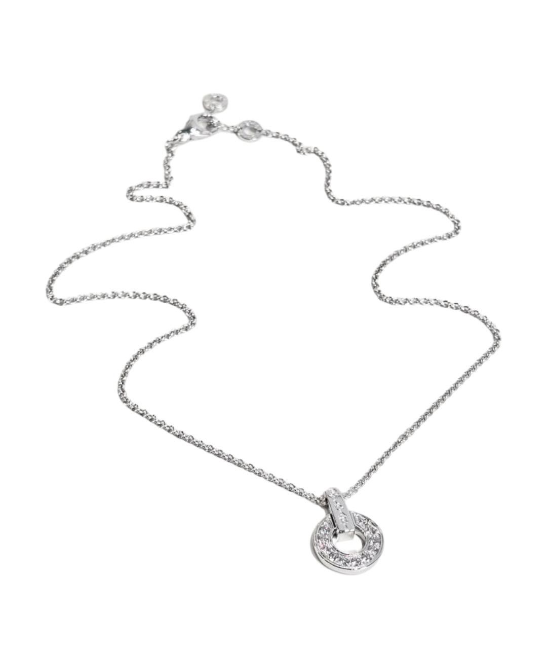 BVLGARI Серебряное колье из белого золота, фото 1