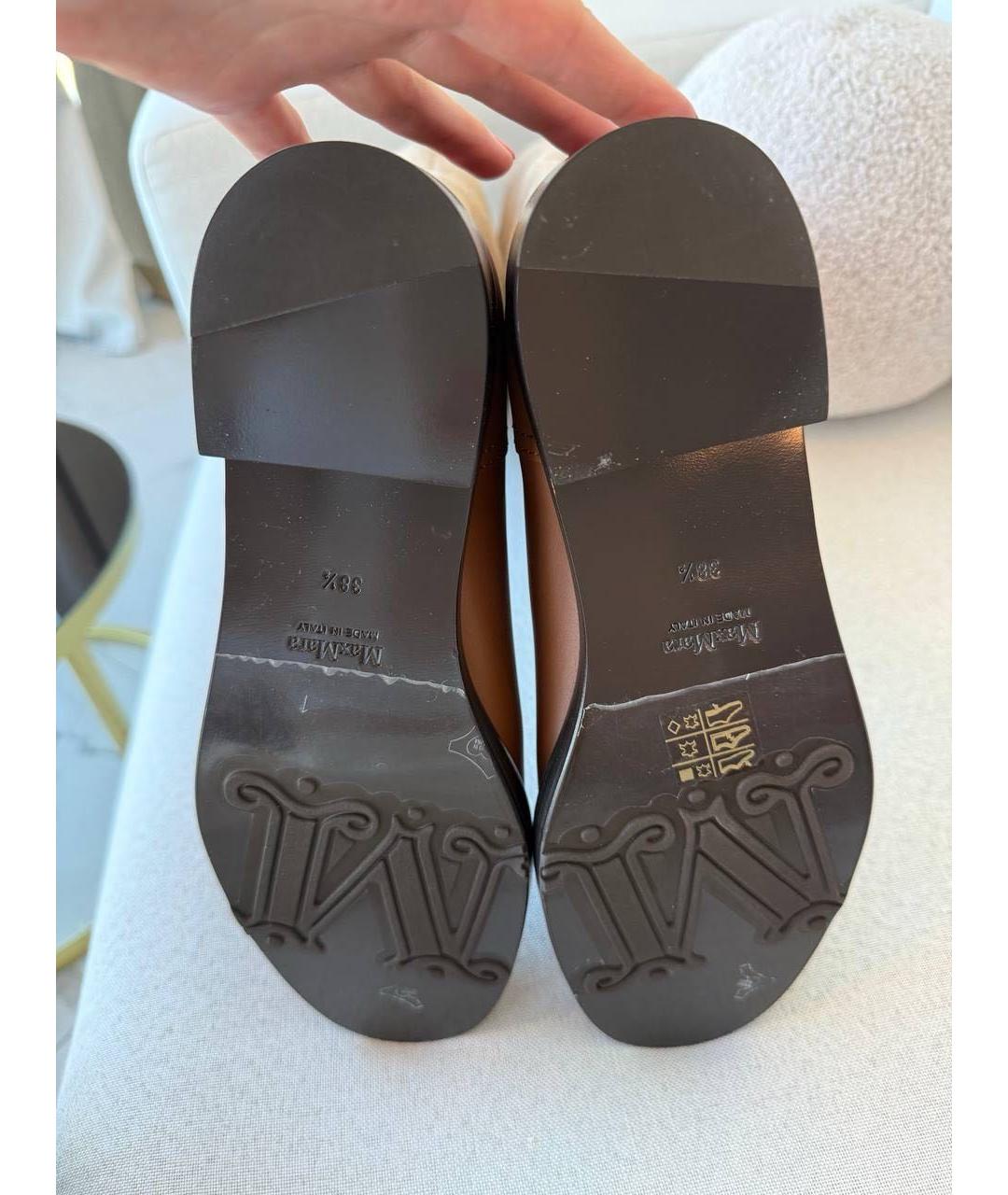 MAX MARA Коричневые сапоги, фото 4