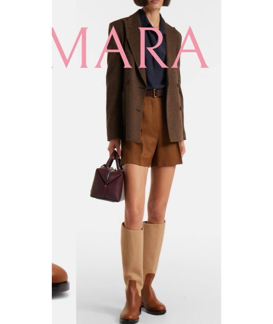 MAX MARA Коричневые сапоги, фото 7