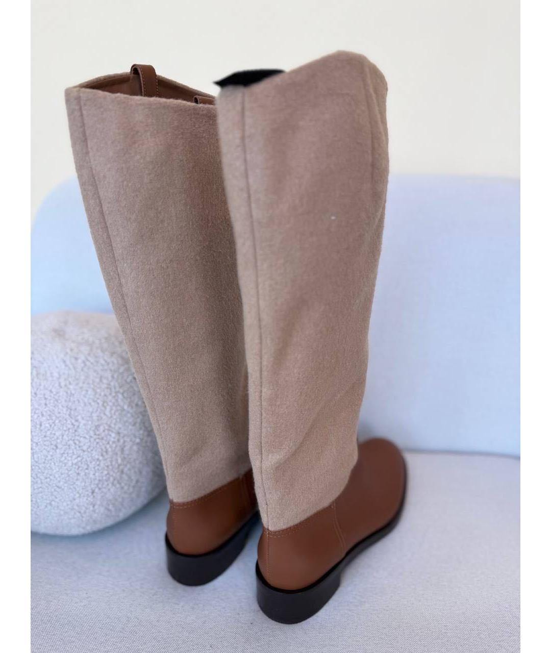 MAX MARA Коричневые сапоги, фото 3