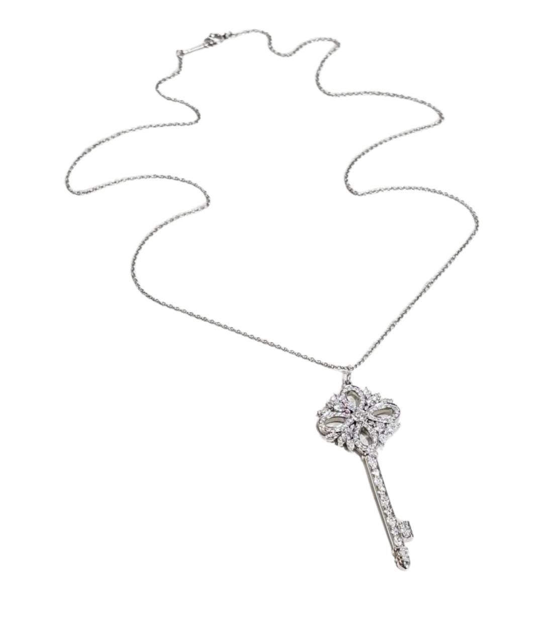 TIFFANY&CO Серебряная платиновая подвеска, фото 1