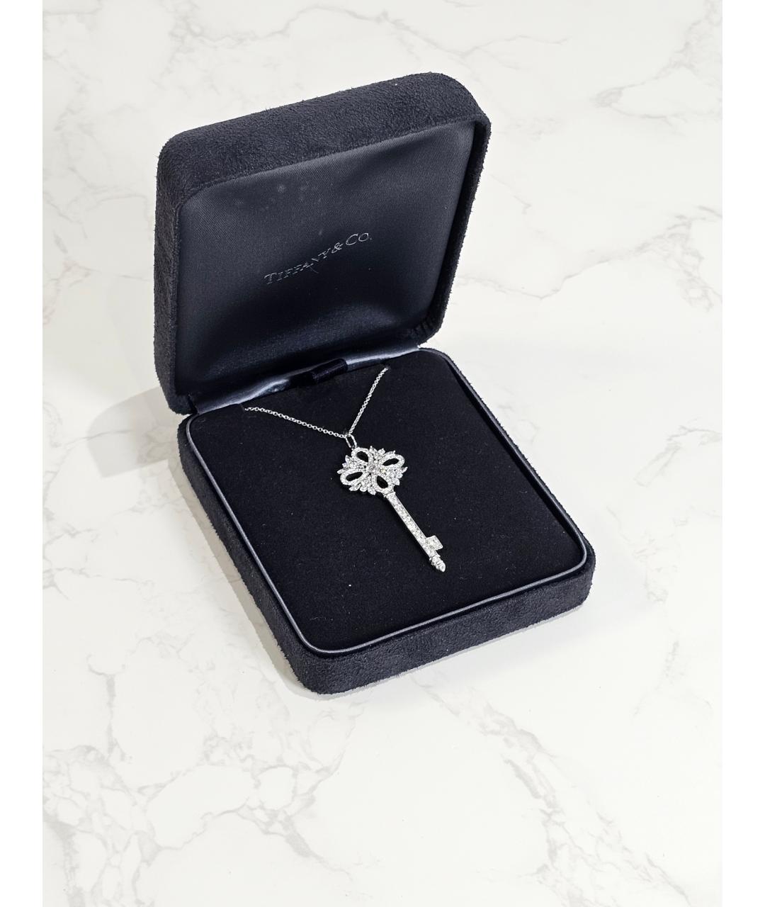 TIFFANY&CO Серебряная платиновая подвеска, фото 2