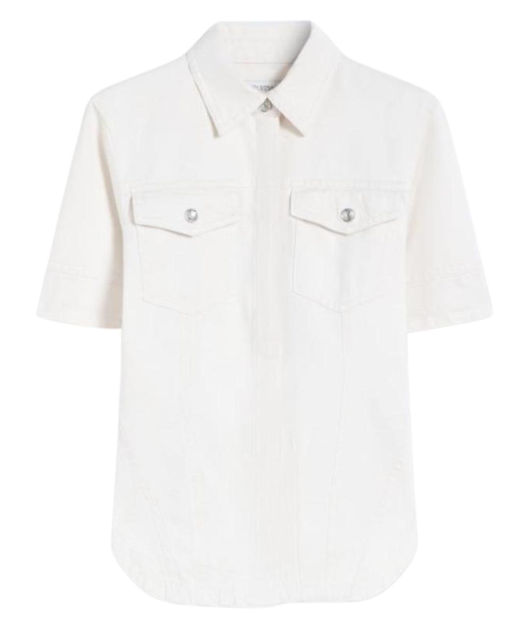 SPORTMAX Бежевая хлопковая рубашка, фото 1