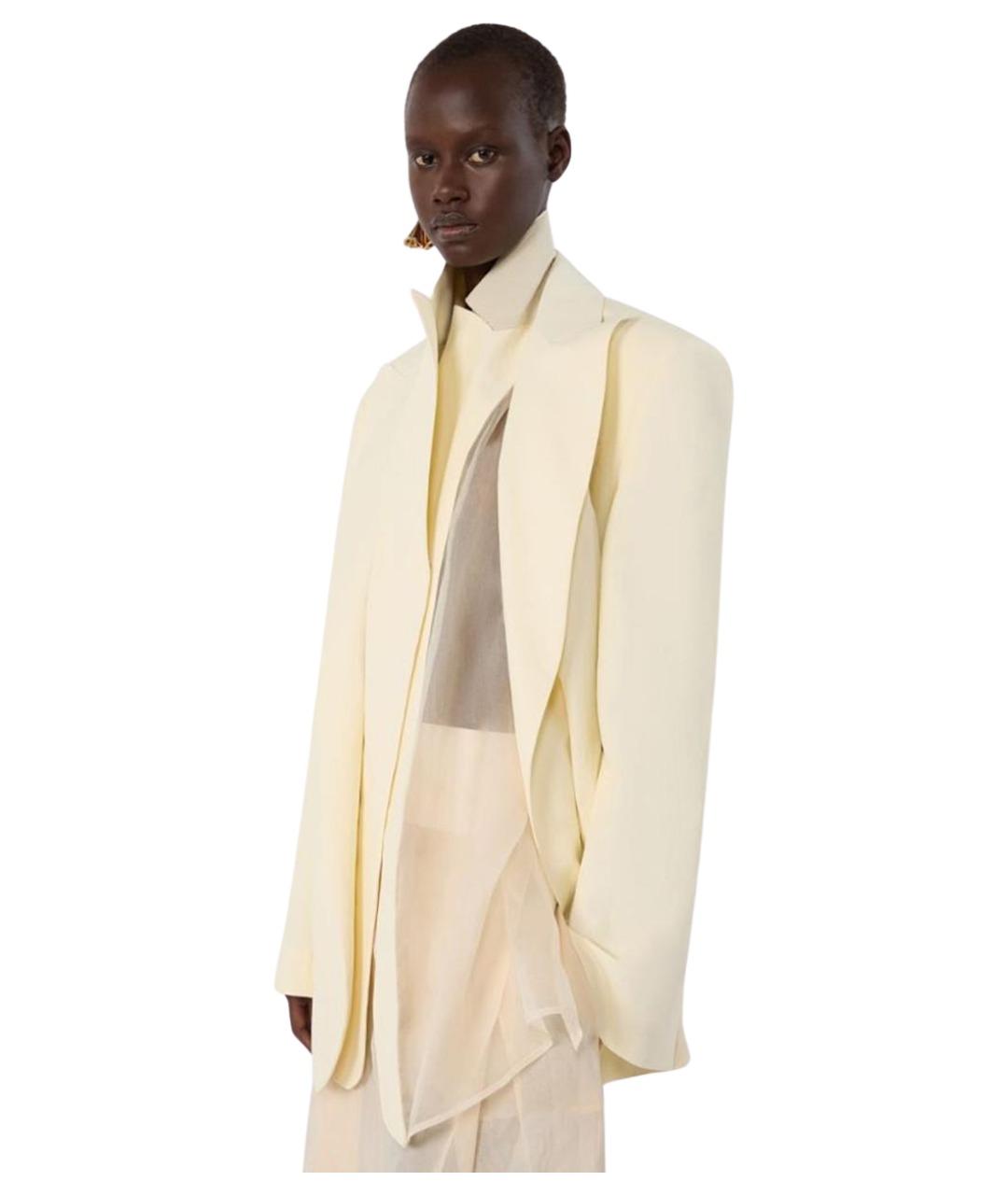 SPORTMAX Желтый жакет/пиджак, фото 4