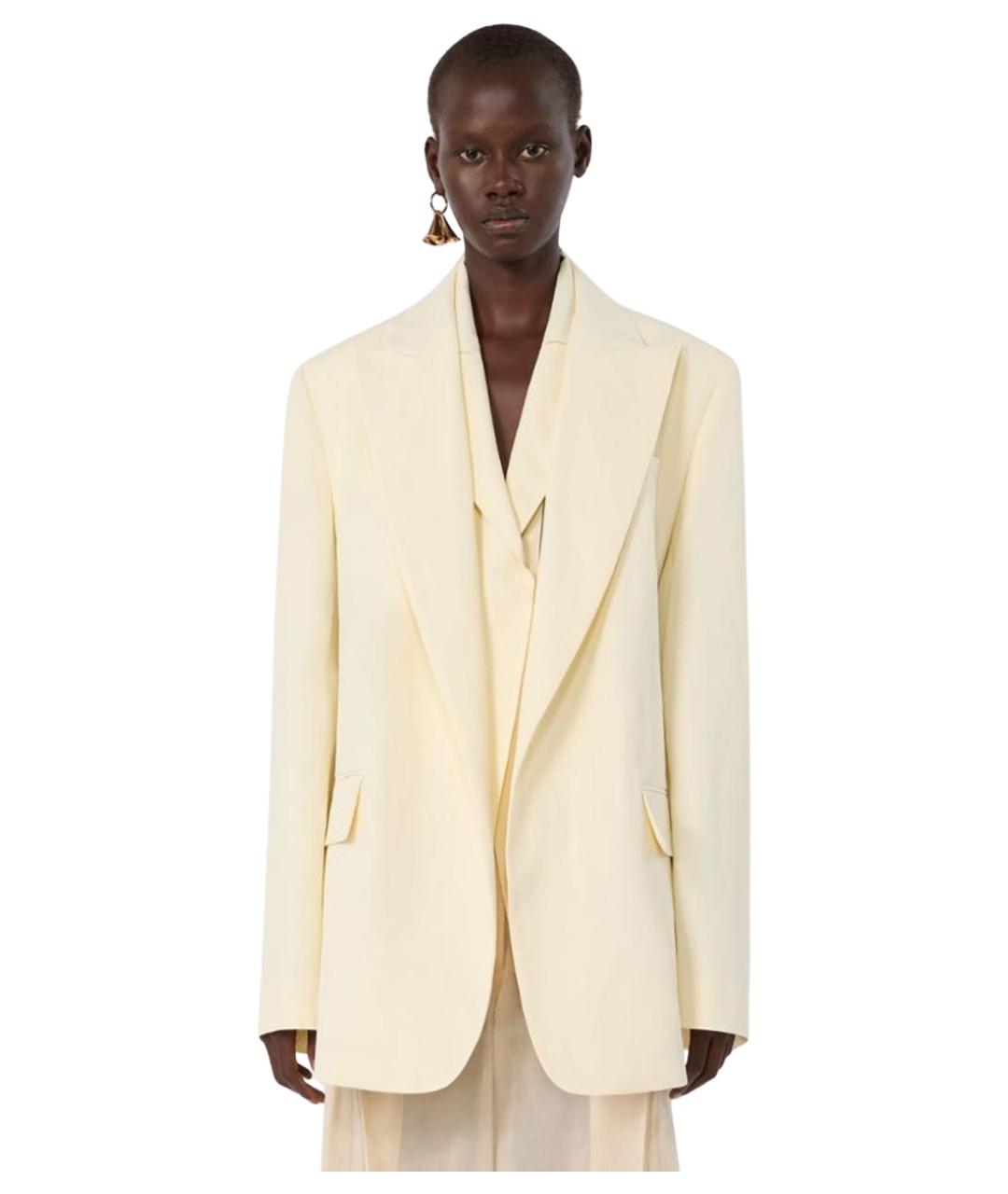 SPORTMAX Желтый жакет/пиджак, фото 5