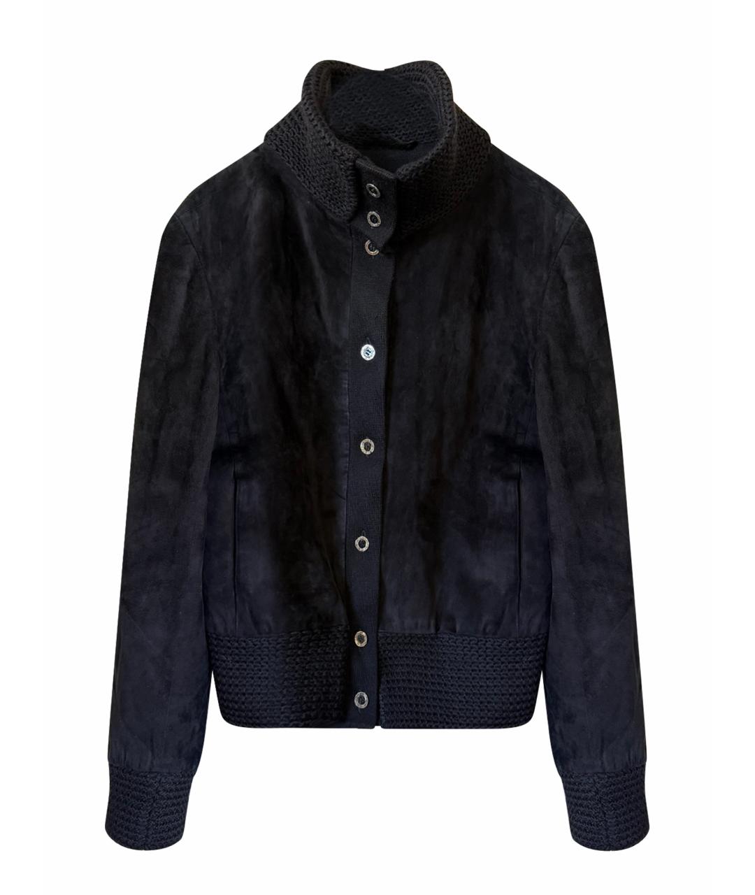 HERMES Черный бархатный жакет/пиджак, фото 1