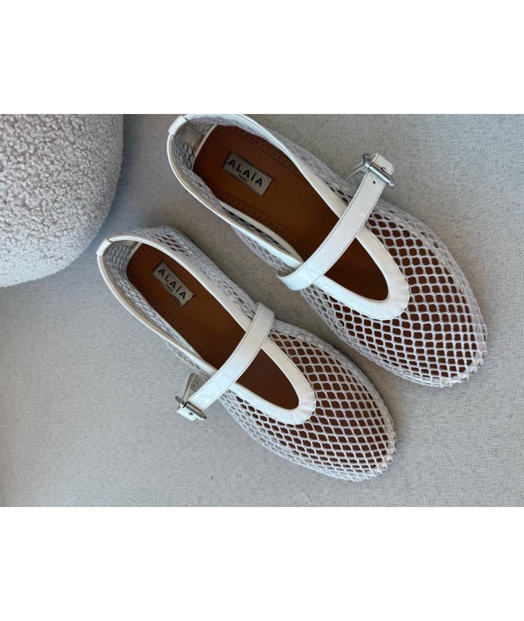ALAIA Белые балетки, фото 2