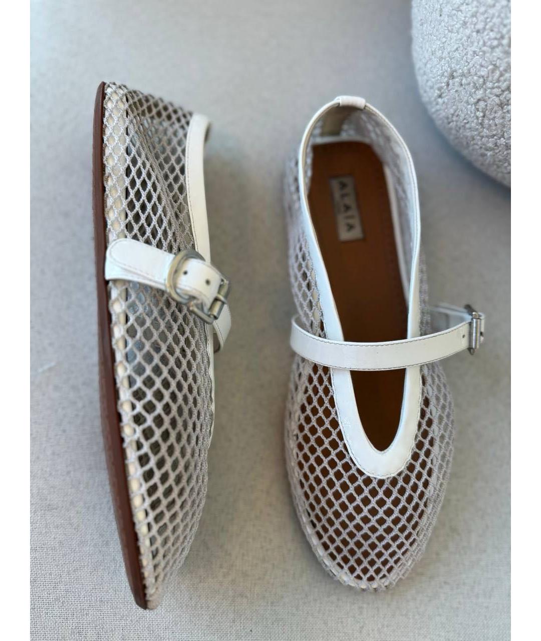 ALAIA Белые балетки, фото 9