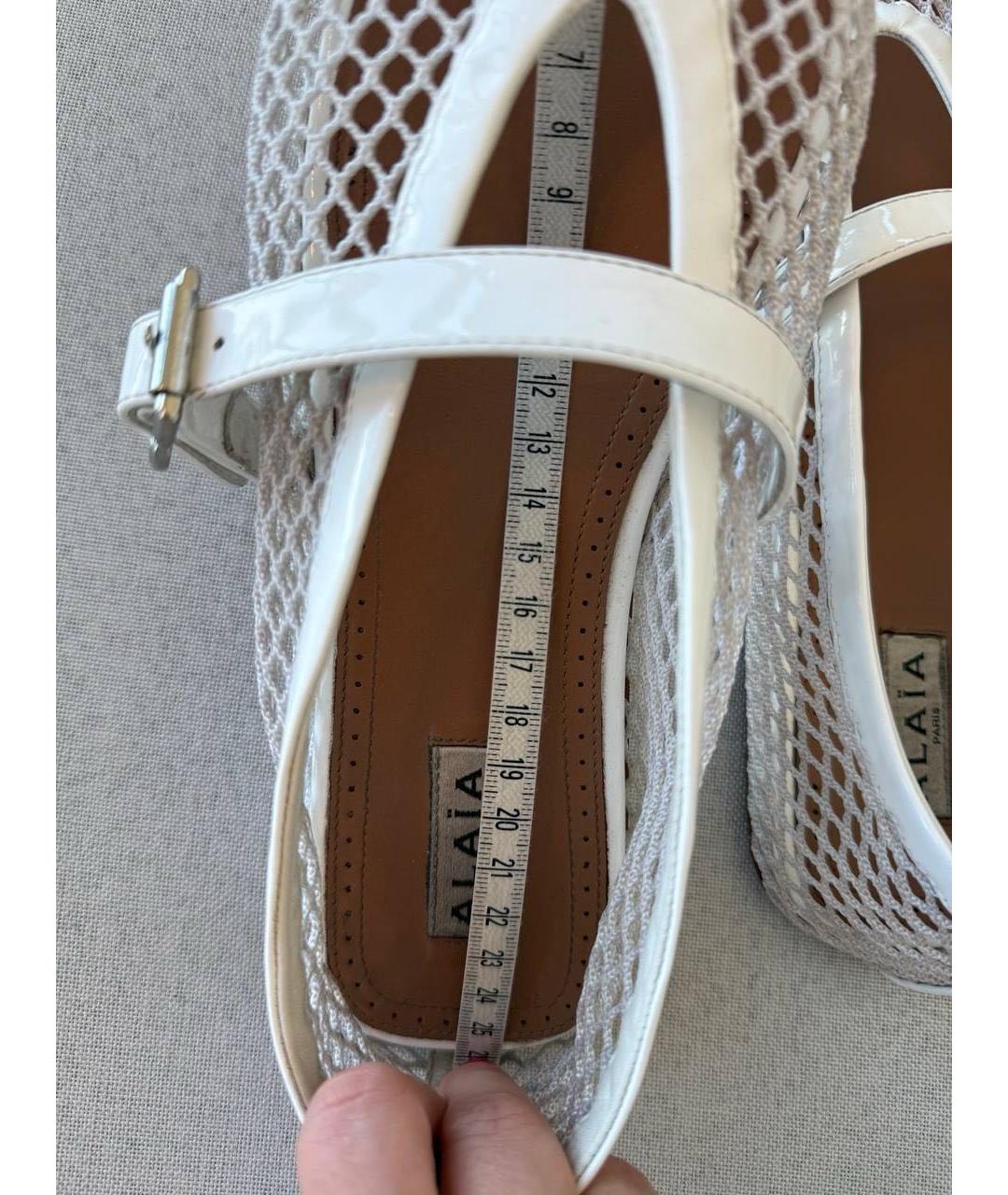 ALAIA Белые балетки, фото 6
