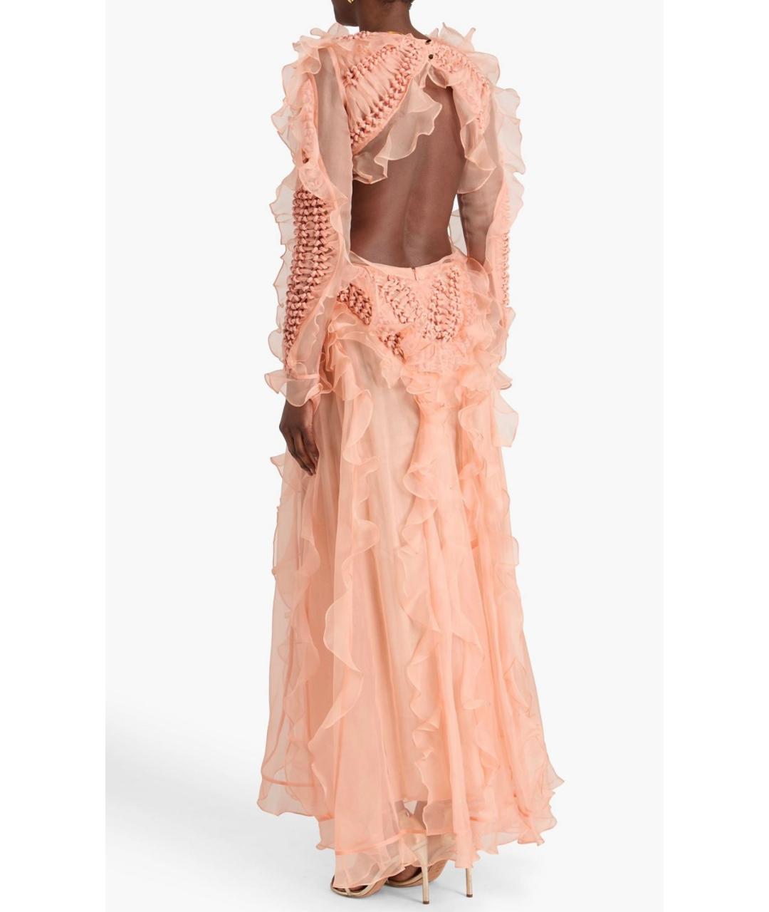 ZIMMERMANN Оранжевое шелковое коктейльное платье, фото 3