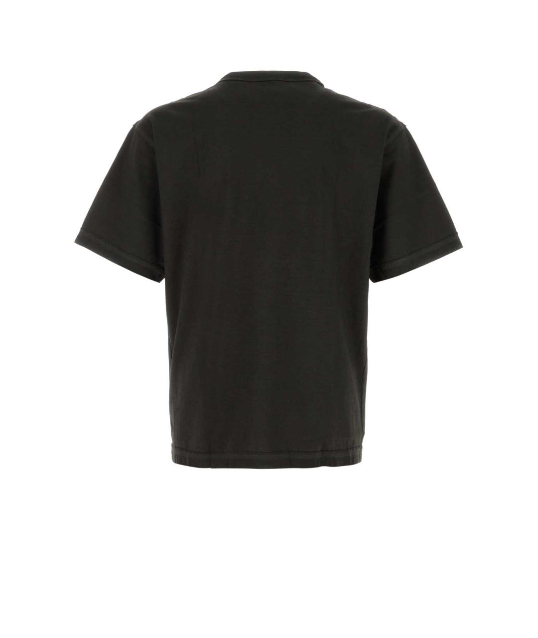 DOLCE&GABBANA Черная хлопковая футболка, фото 2