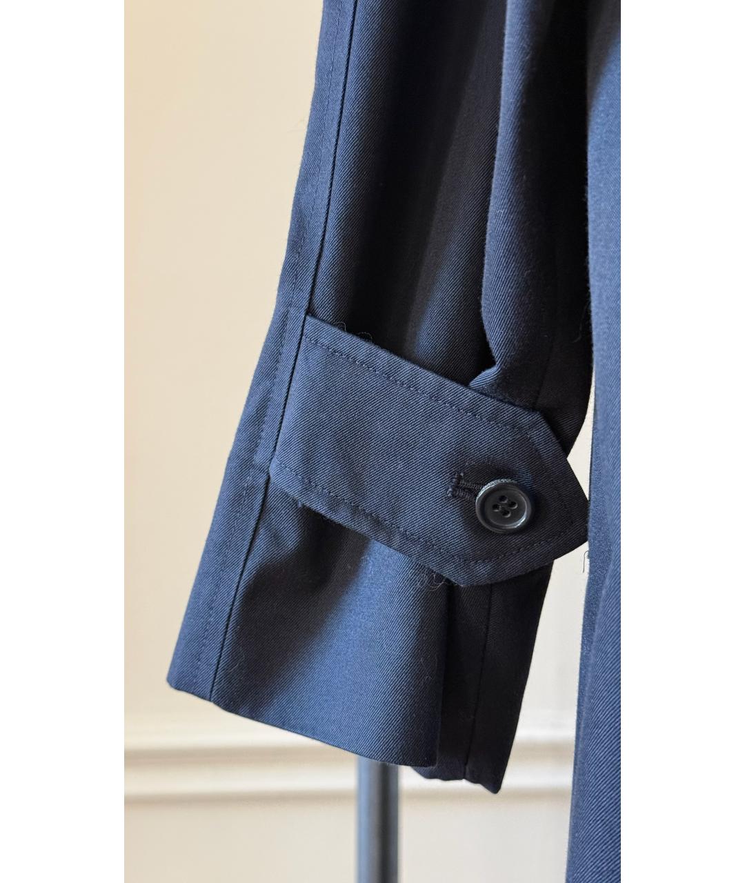 BURBERRY Синее пальто, фото 5
