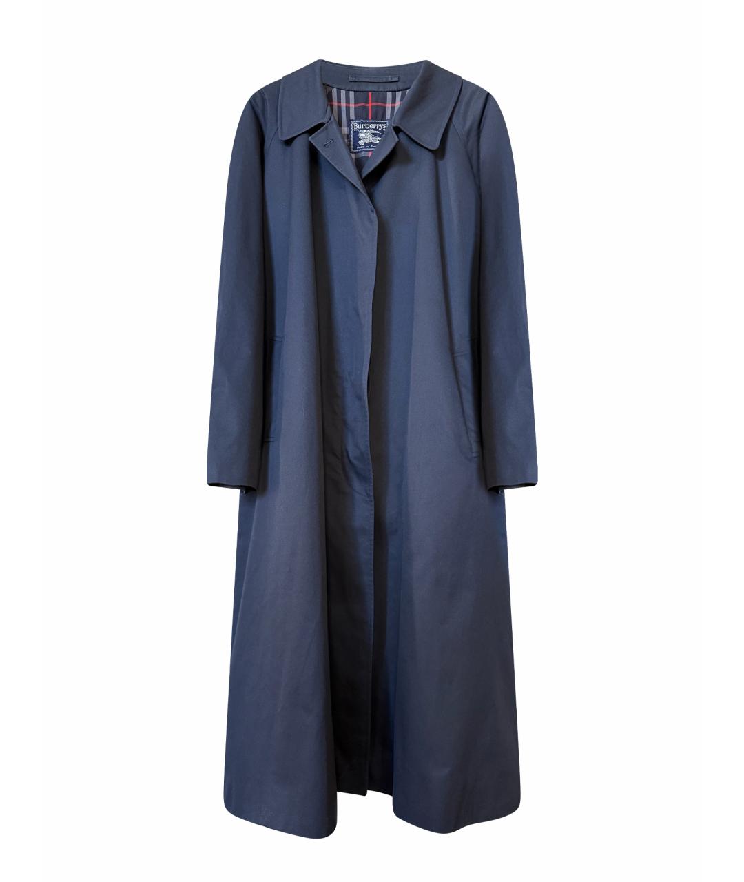 BURBERRY Синее пальто, фото 1